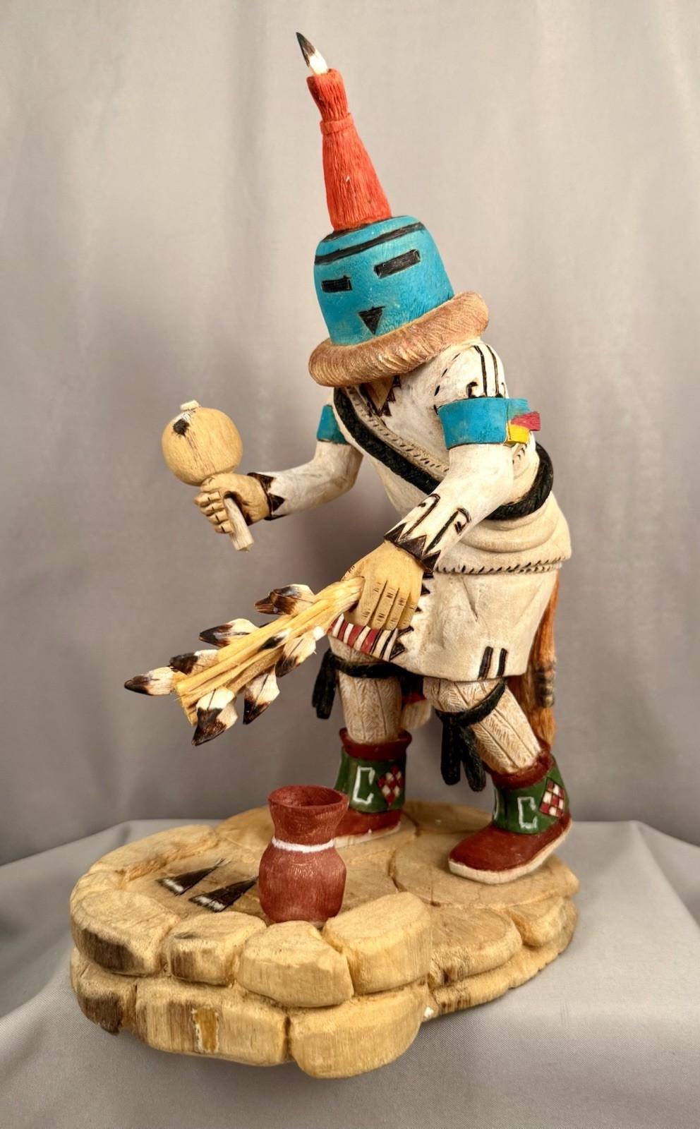 Hopi Soyal Kachina by Henry Naha