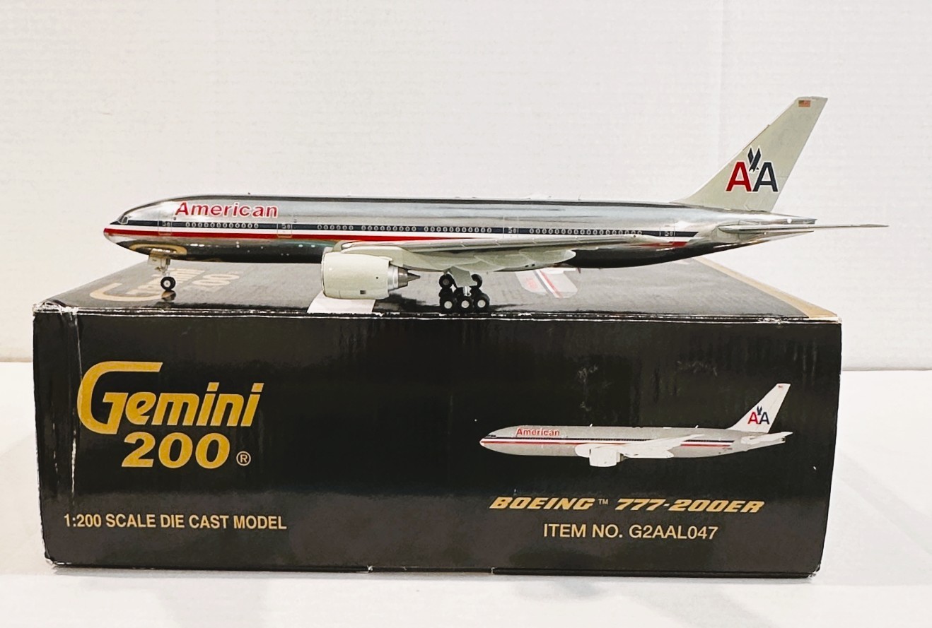 Gemini Jets G2AAL047 American Airlines Boeing 777-200 N776AN Diecast 1/200 Model Gemini Jets G2AAL047 American Airlines Boeing 777-200 N776AN Diecast 1/200 Model