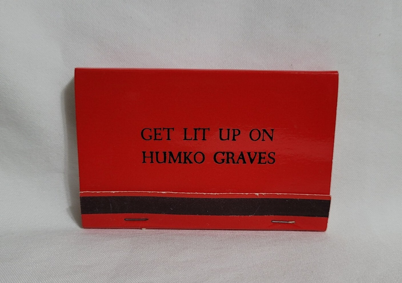 Vintage Matchbook Get Lit Up On Humko Graves Sheriff Tennessee Advertising Full