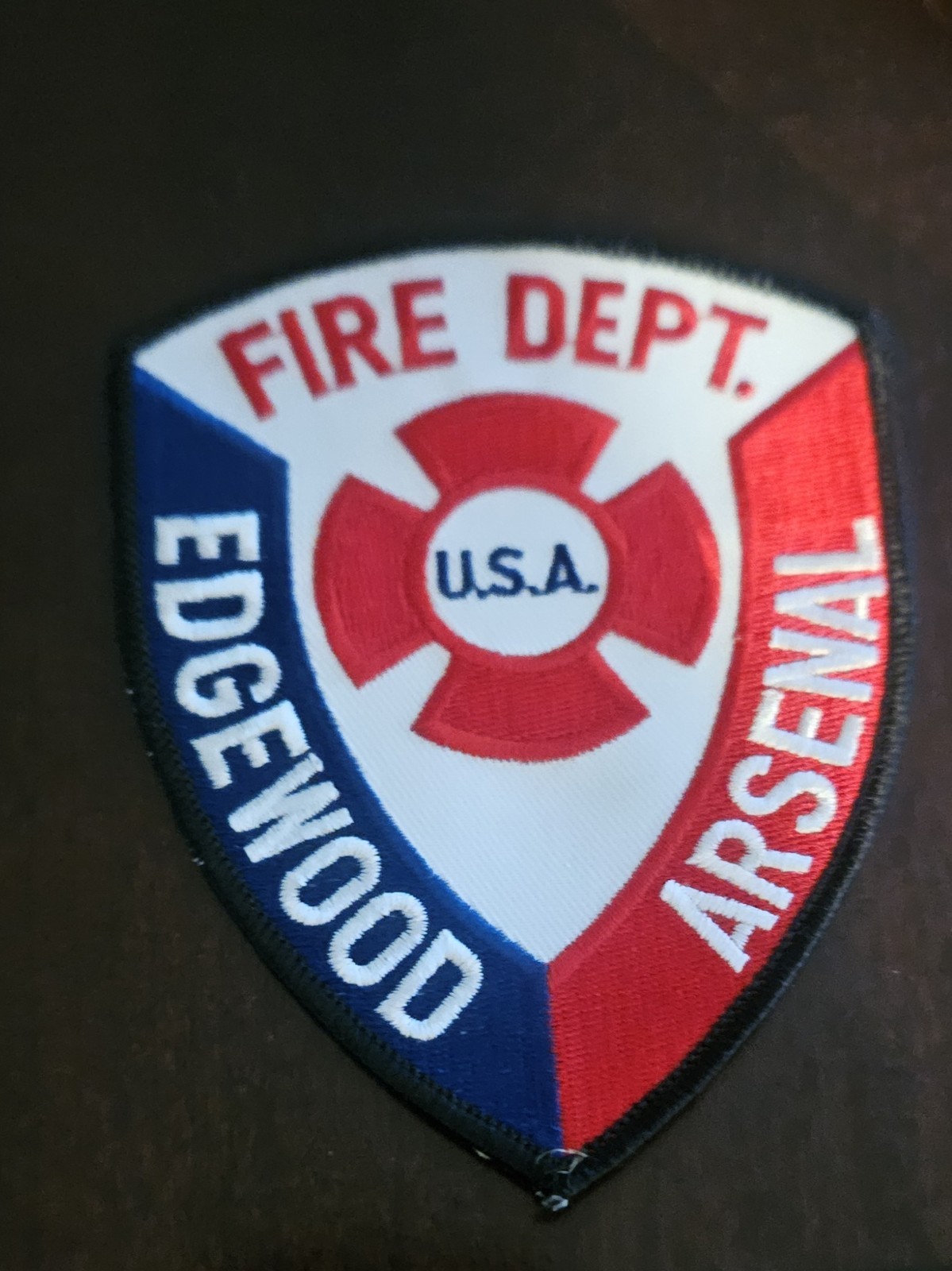 Edgewood Arsenal Fire USA Maryland US Army Military MD Patch P6 Edgewood Arsenal Fire USA Maryland US Army Military MD Patch P6