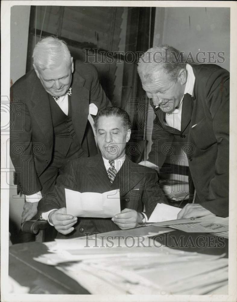 1948 Press Photo William S. Veeck Jr. president & owner of Cleveland Indians, OH 1948 Press Photo William S. Veeck Jr. president & owner of Cleveland Indians, OH