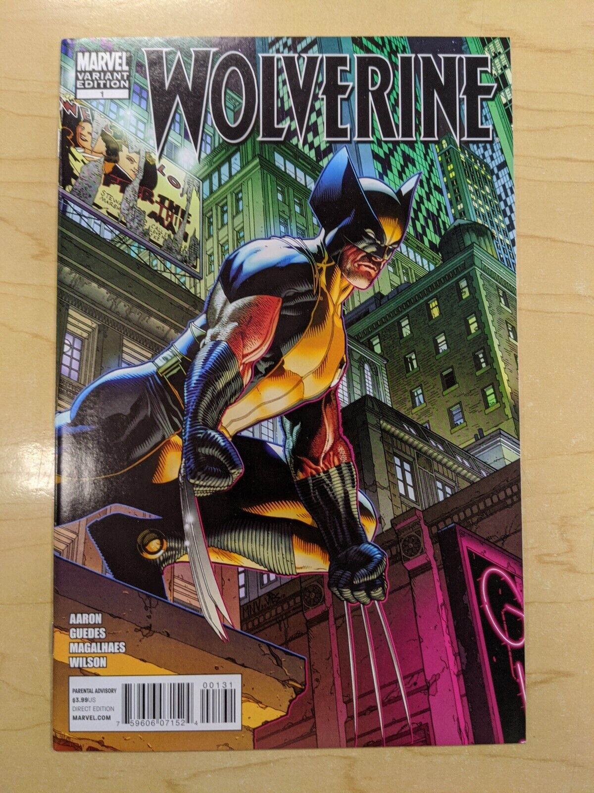 Wolverine #1 McNiven Variant Marvel Comics 2010