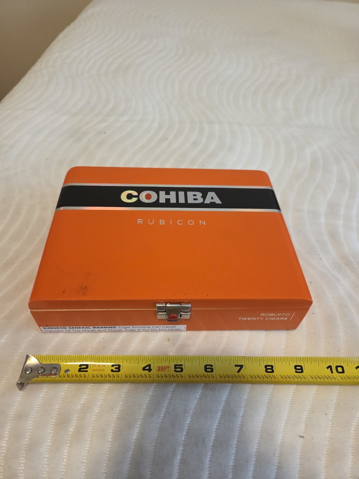 Cohiba Rubicon Robusto Empty Cigar Box From Dominican Republic-- New Condition Cohiba Rubicon Robusto Empty Cigar Box From Dominican Republic-- New Condition