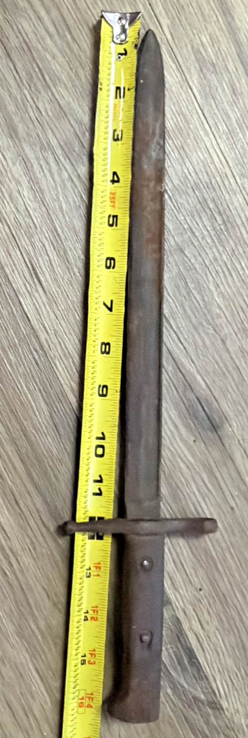 WWI Italian M1891 Carcano TS Bayonet MIDA Brescia Marking Special Troops Old WWI Italian M1891 Carcano TS Bayonet MIDA Brescia Marking Special Troops Old