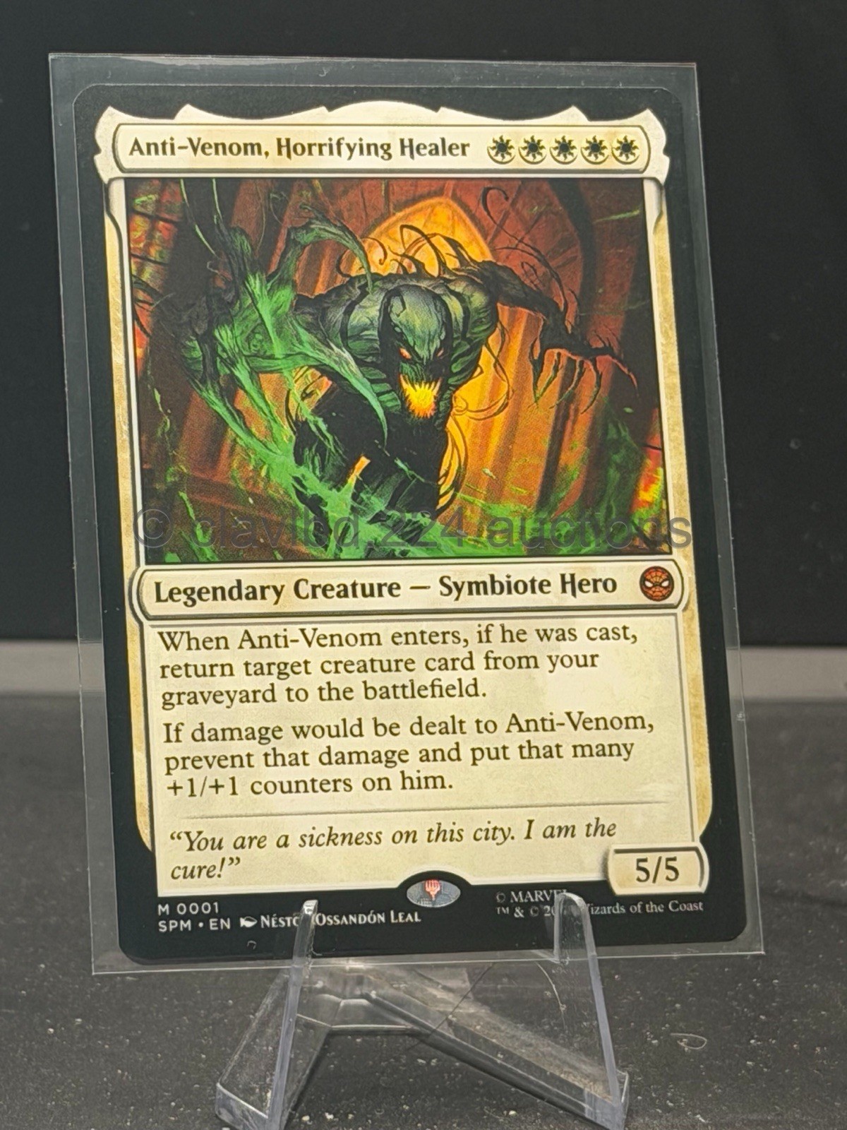 MTG 2025 MARVEL SPIDER-MAN - Anti-Venom, Horrifying Healer #0001 Mythic MTG 2025 MARVEL SPIDER-MAN - Anti-Venom, Horrifying Healer #0001 Mythic