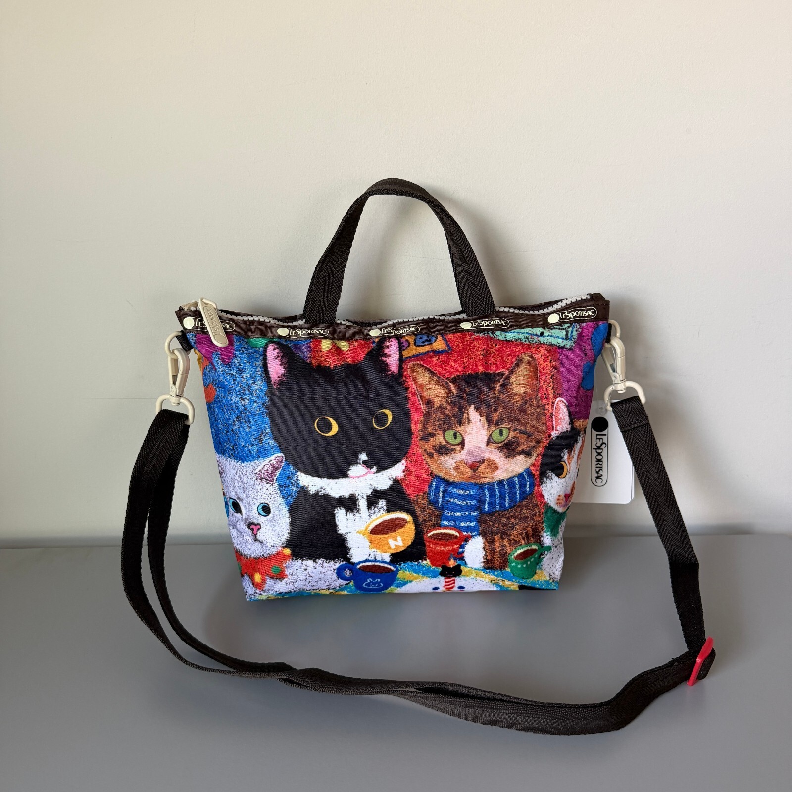 Lesportsac NewNew Cat Small Crossbody Market Tote NWT Lesportsac NewNew Cat Small Crossbody Market Tote NWT
