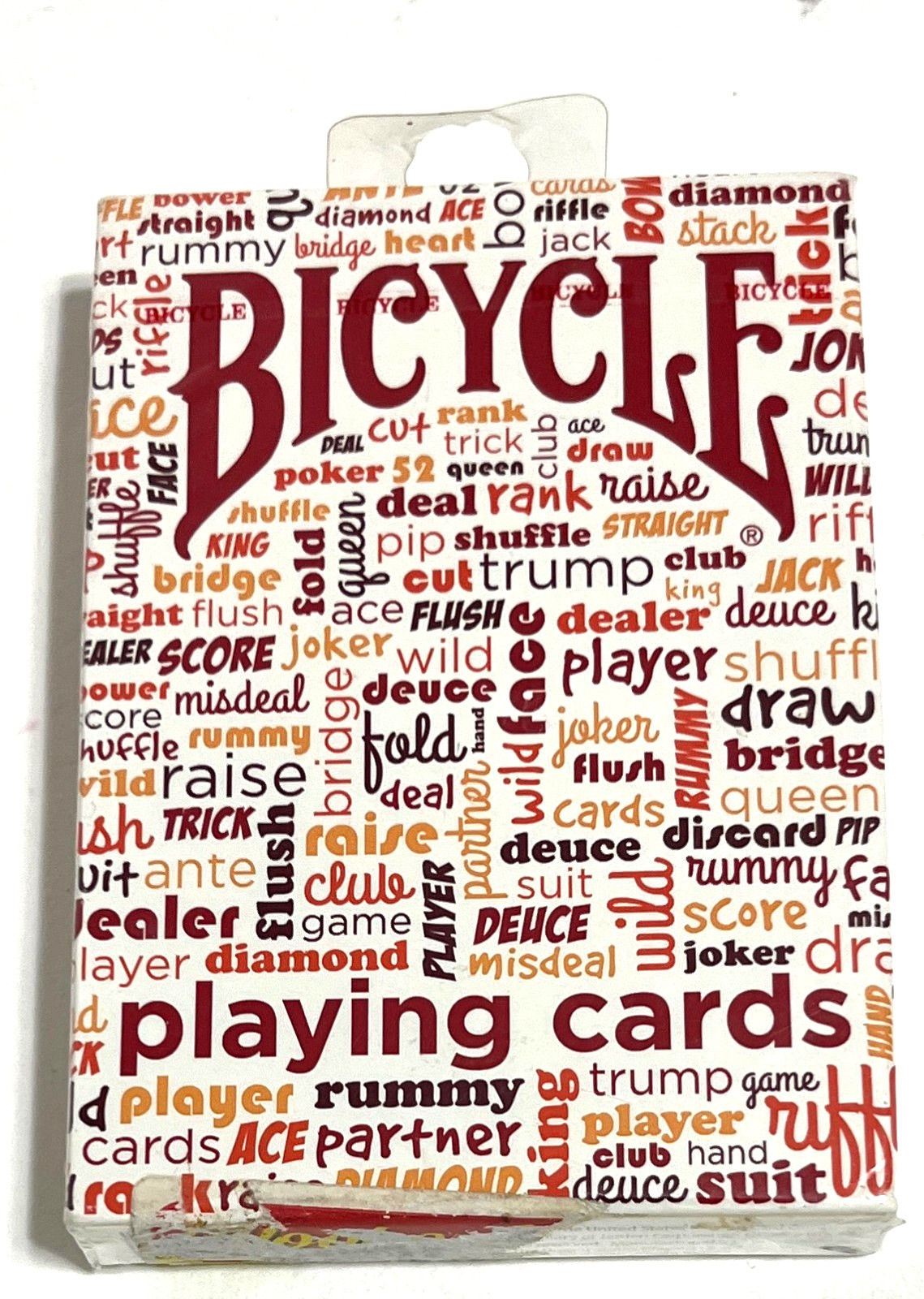 BICYCLE Deck of Table Talk Playing Cards {Red} FACTORY SEALED BICYCLE Deck of Table Talk Playing Cards {Red} FACTORY SEALED