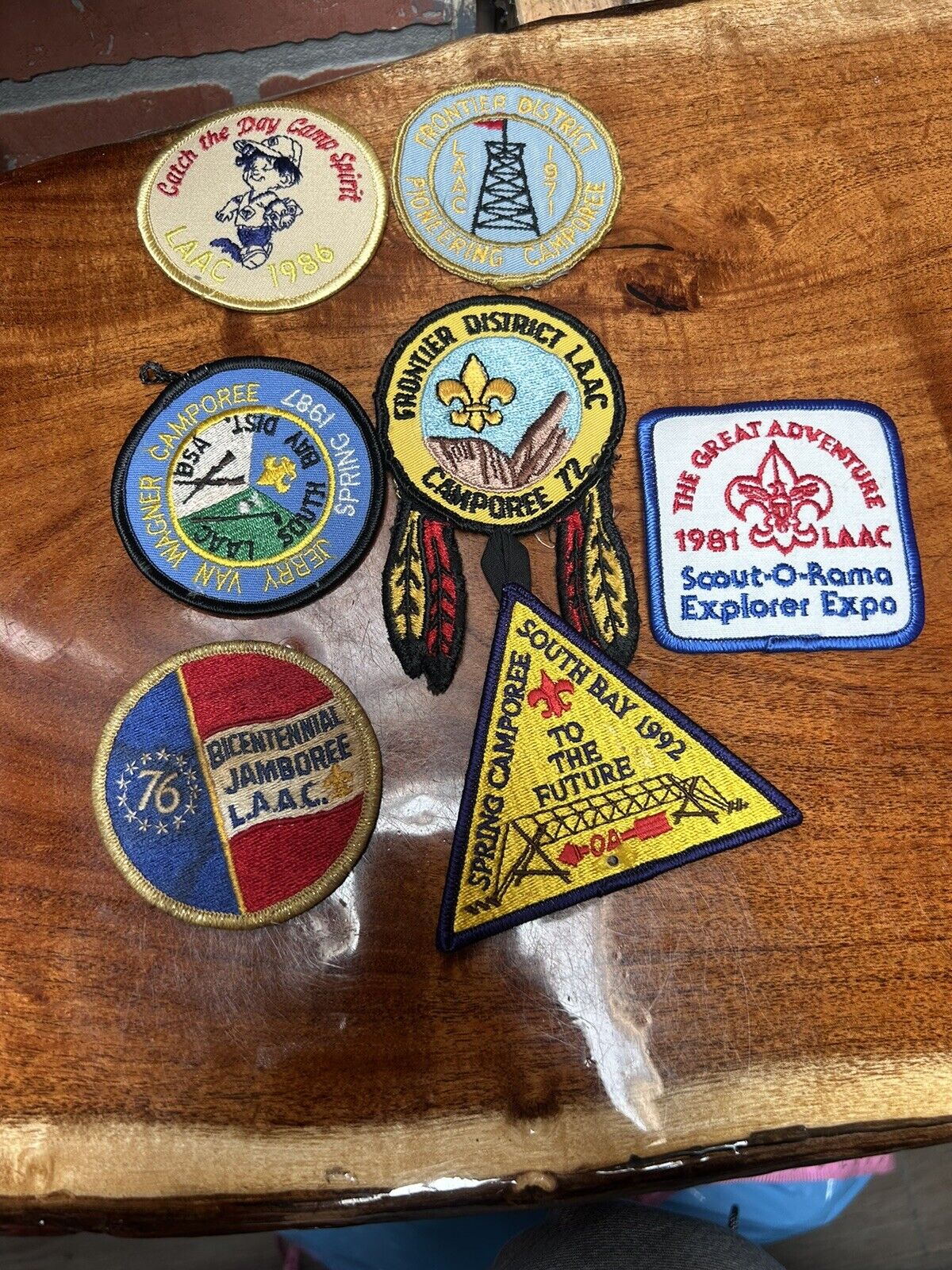 Lot  Vintage Patches Boy Scouts of America  Camp Jamboree Badges 1970’s 1980’s