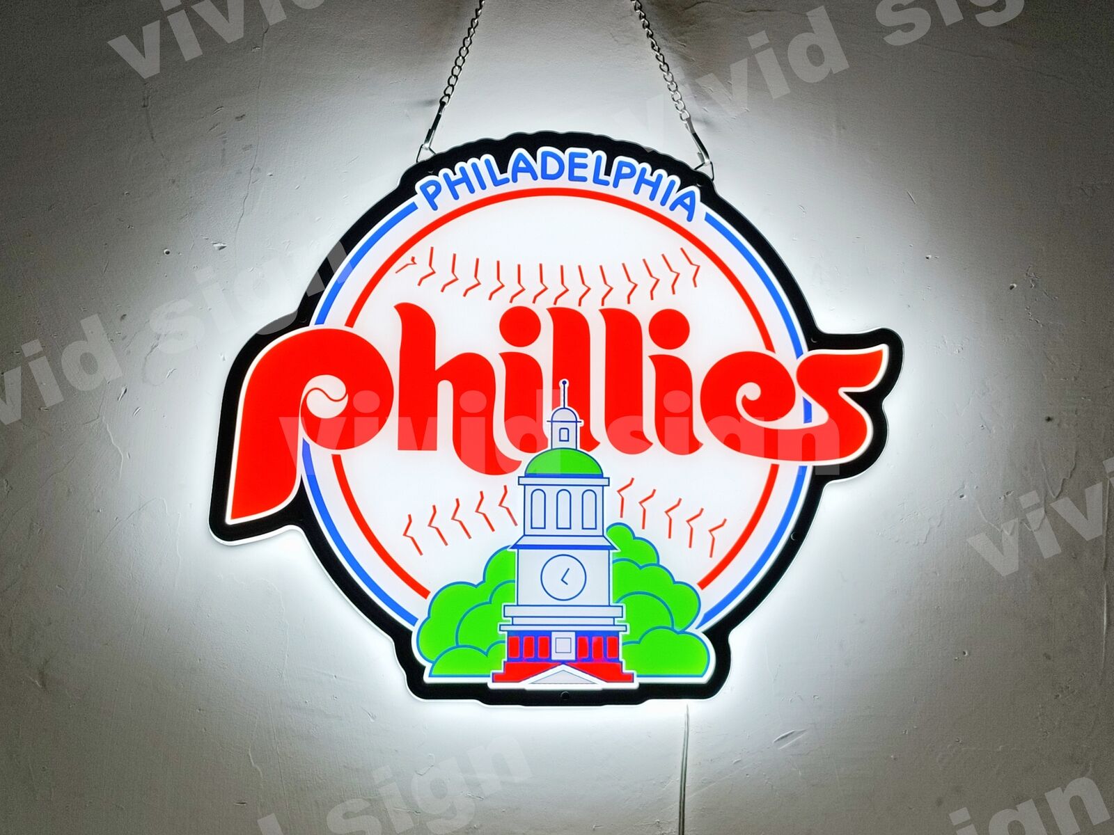 Philadelphia Phillies Primary Logo 3D LED 16\