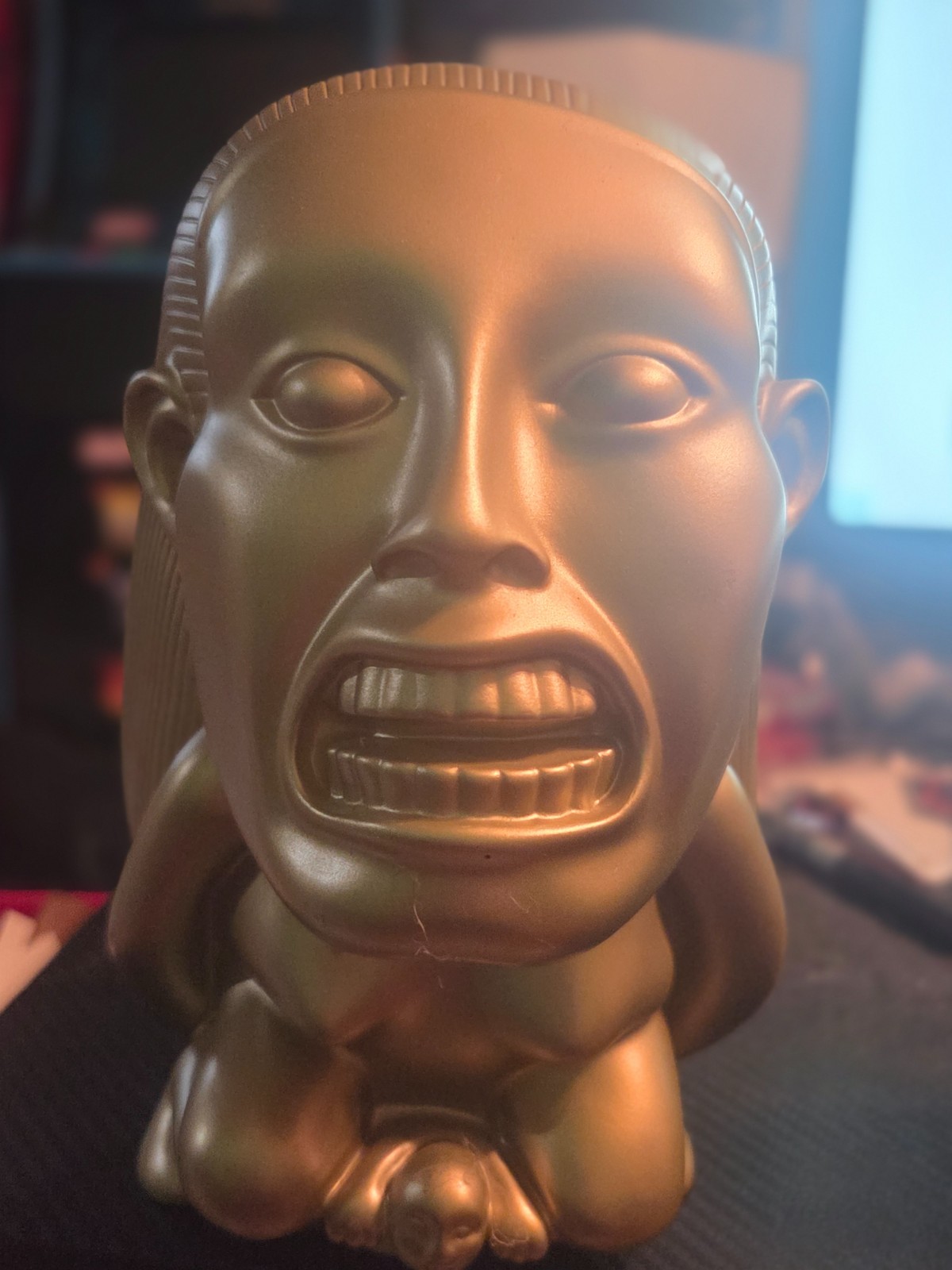 Indiana Jones Golden Idol Vinyl Coin Bank Raiders Of The Lost Ark No Box Indiana Jones Golden Idol Vinyl Coin Bank Raiders Of The Lost Ark No Box