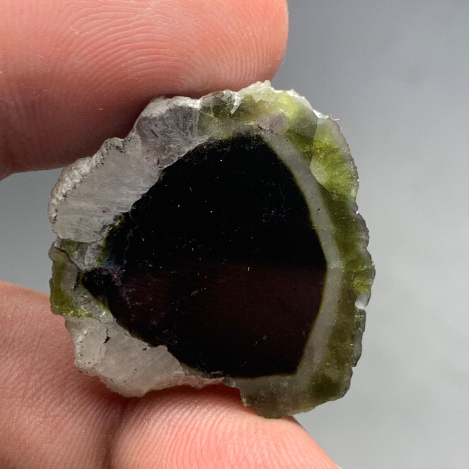 Cts Beautiful Quality cat Eyes  slice Tourmaline Crystals @ Afghanistan