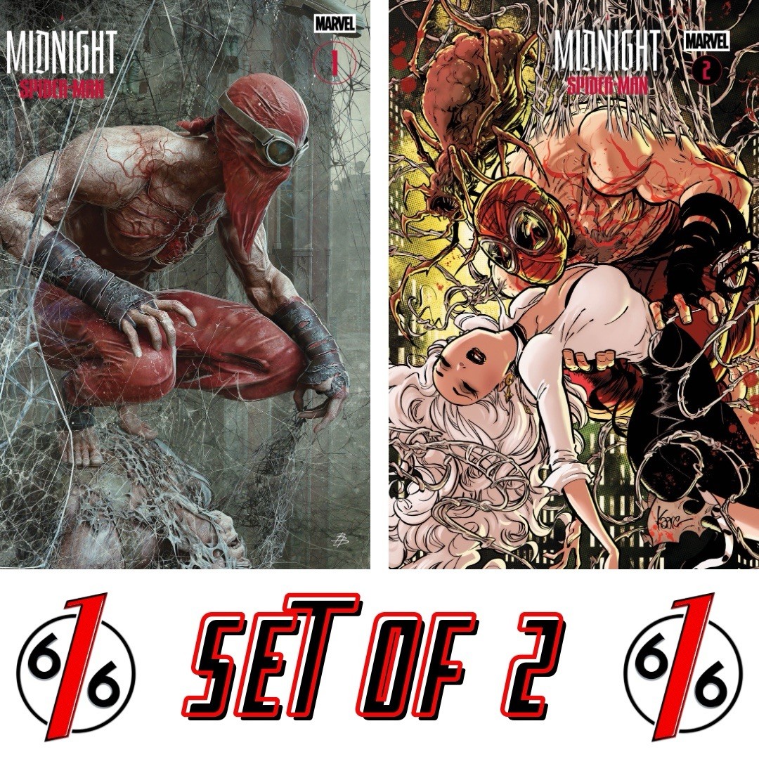 π₯ MIDNIGHT SPIDER-MAN #1-2 BJORN BARENDS & KAARE ANDREWS Variant Set LTD 3000 π₯ MIDNIGHT SPIDER-MAN #1-2 BJORN BARENDS & KAARE ANDREWS Variant Set LTD 3000