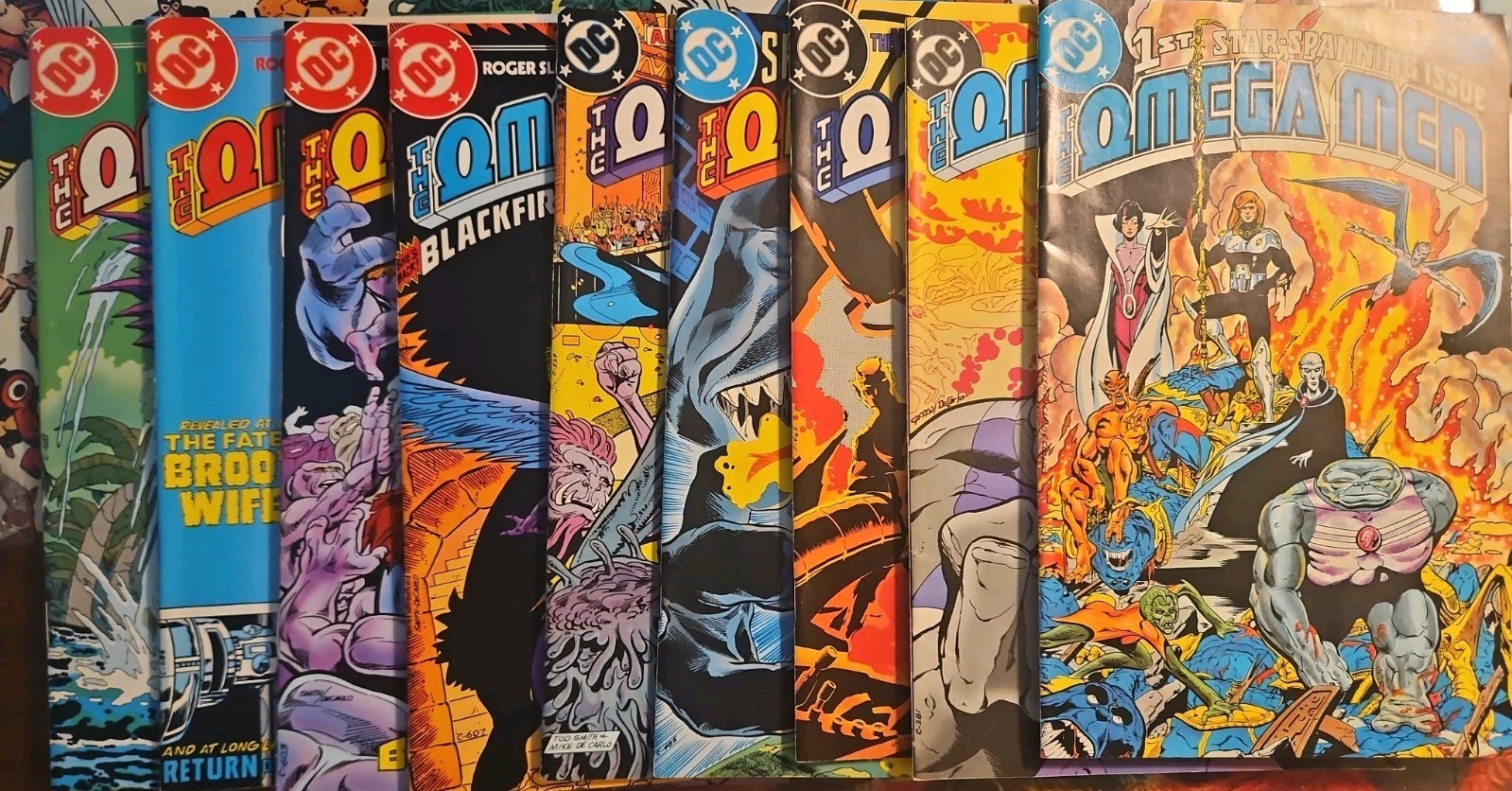 1980s The Omega Men DC Comics Comic Book Lot 1, 2, 6, 7, 8, 11, 12, 13, and 14 1980s The Omega Men DC Comics Comic Book Lot 1, 2, 6, 7, 8, 11, 12, 13, and 14
