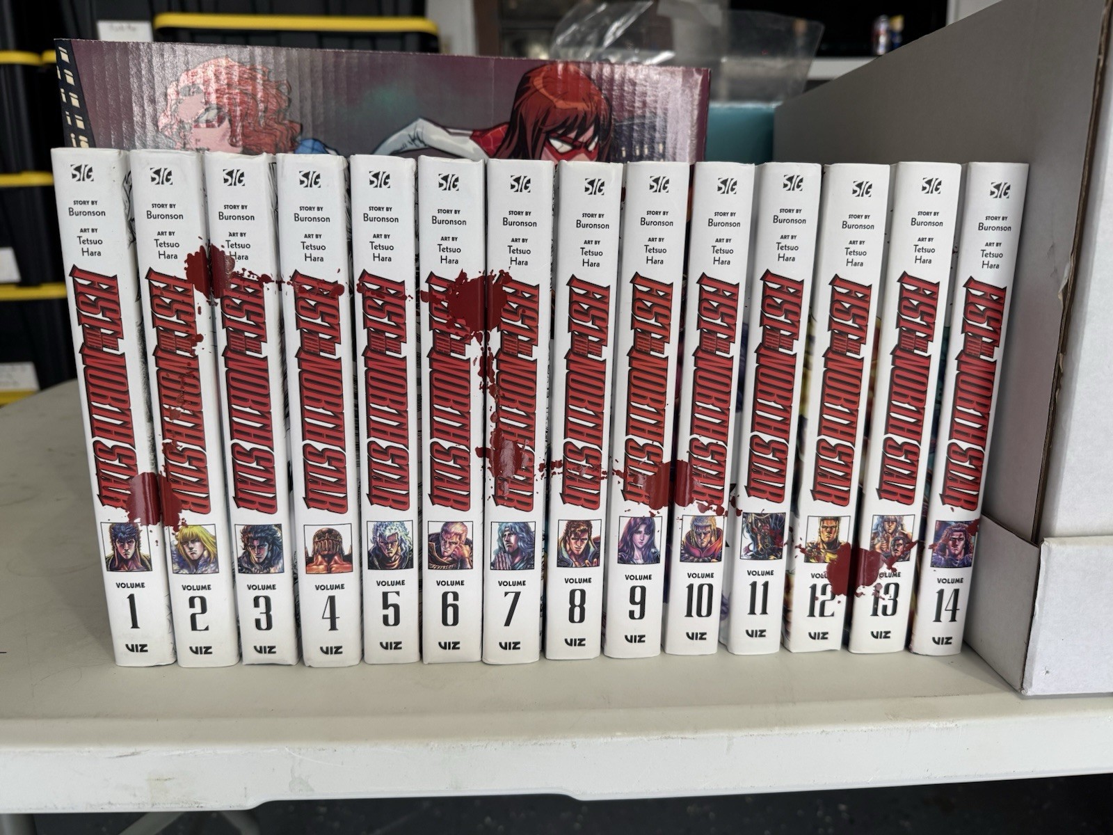 Fist of the North Star Vol 1-14 Hardcover Manga Set VIZ Buronson Tetsuo Hara