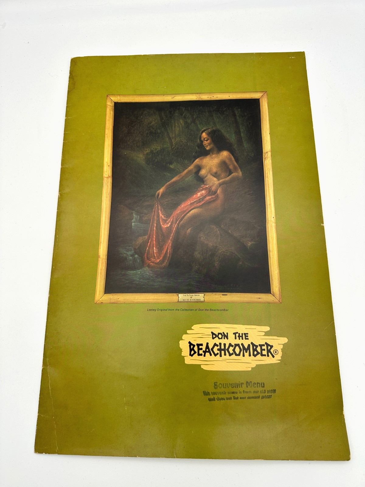 Vintage 1970s Don the Beachcomber Souvenir Tiki Cocktail Menu Leeteg Polynesian Vintage 1970s Don the Beachcomber Souvenir Tiki Cocktail Menu Leeteg Polynesian