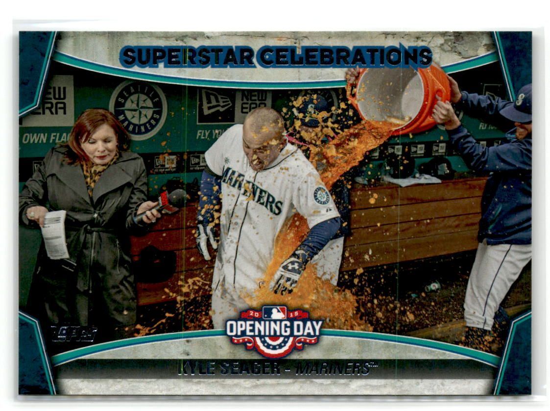 Kyle Seager Mariners 2015 Topps Opening Day Superstar Celebrations #SC-22