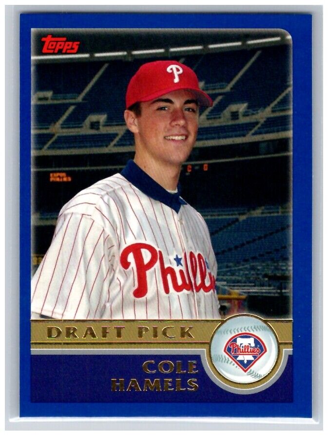 #671 Cole Hamels Philadelphia Phillies 2003 Topps