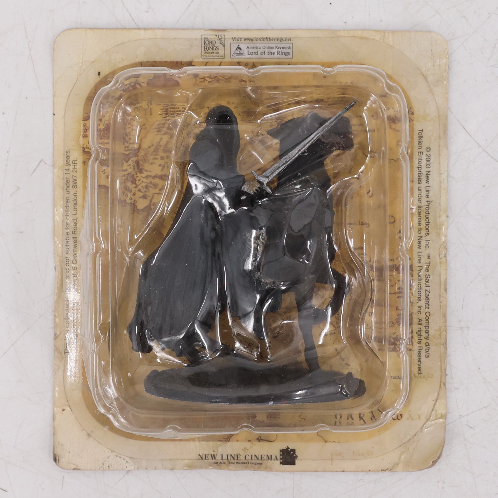 NEW 2003 Eaglemoss Lord of the Rings Ringwraith on Steed Lead Figure Nazgul NEW 2003 Eaglemoss Lord of the Rings Ringwraith on Steed Lead Figure Nazgul