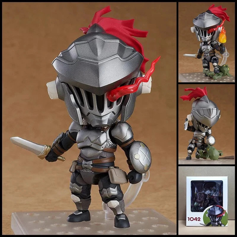Goblin Slayer Anime Action Figure Interchangeable Face Collectible Desktop Model Goblin Slayer Anime Action Figure Interchangeable Face Collectible Desktop Model