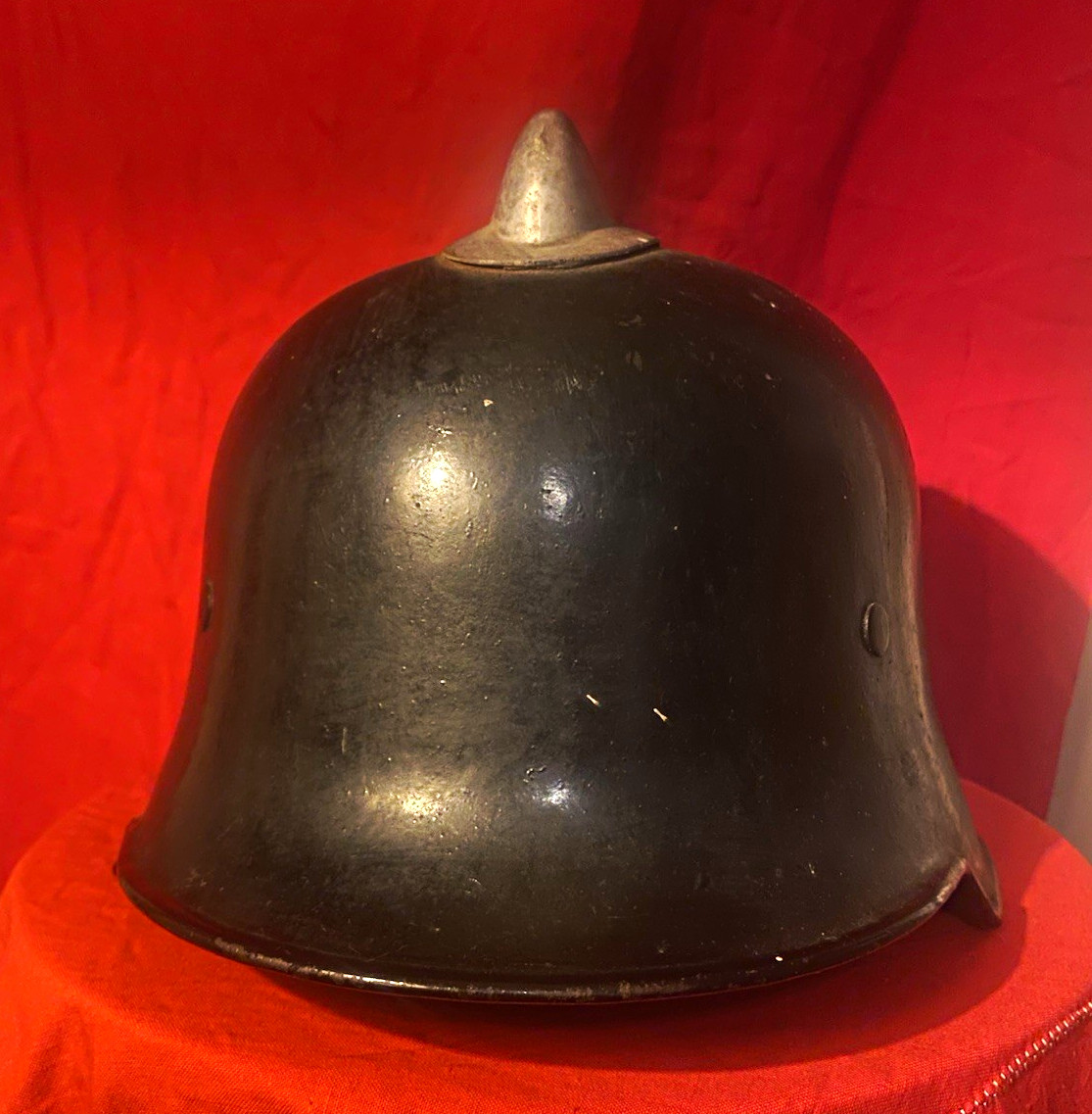 WWII WW2 RARE German Helmet w/ Liner & Chinstrap Militaria CHECK DESC