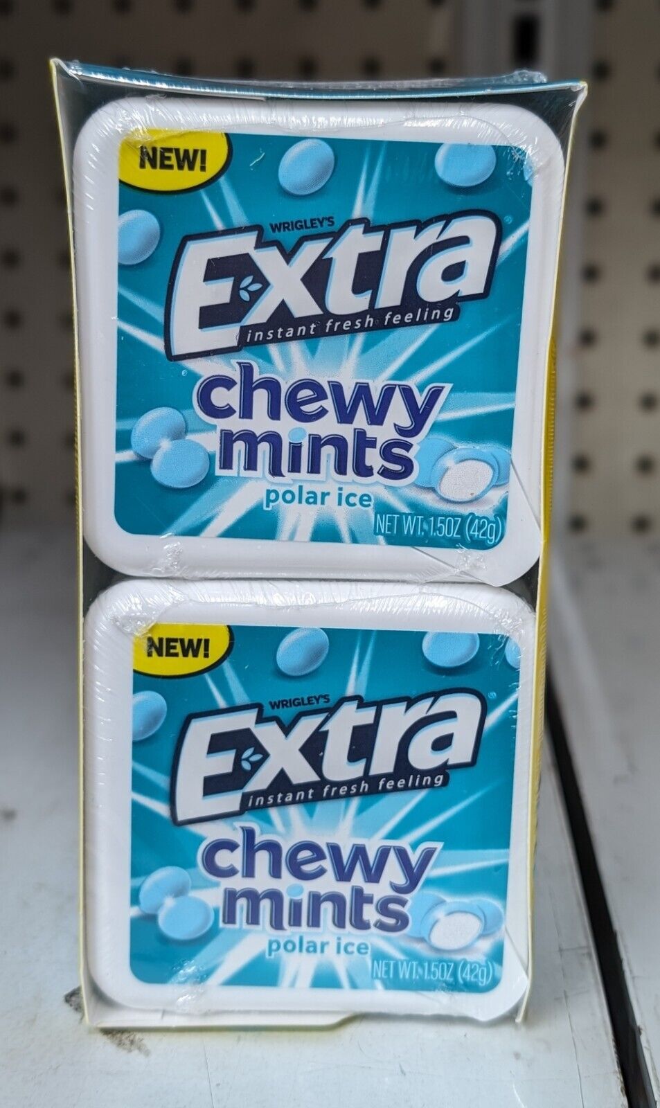 Extra chewy mints polar ice (8 Sealed Tins) Discontinued And HTF BB 2020