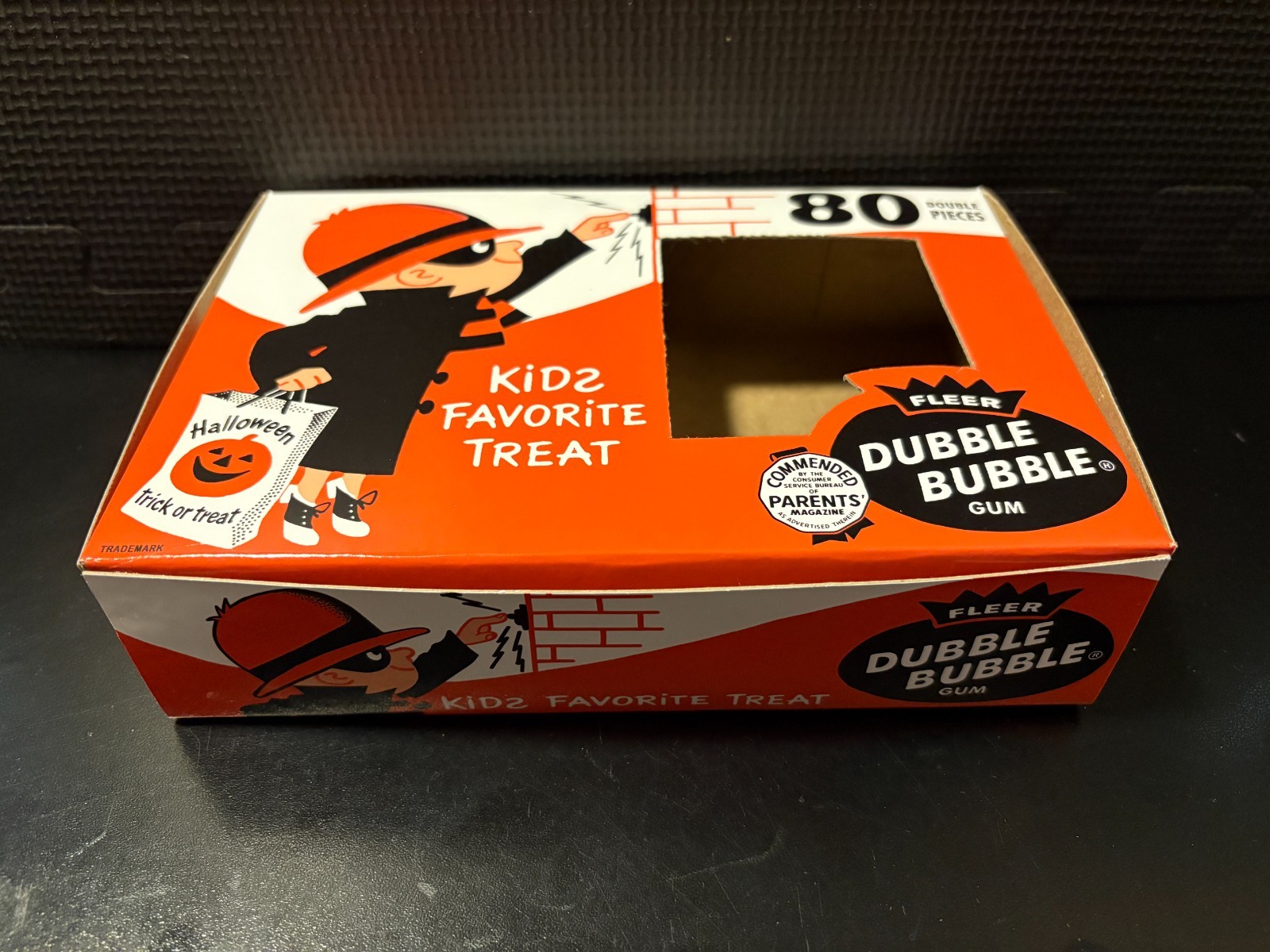 1950's Dubble Bubble (Halloween, variation #1) - Empty custom design box 1950's Dubble Bubble (Halloween, variation #1) - Empty custom design box