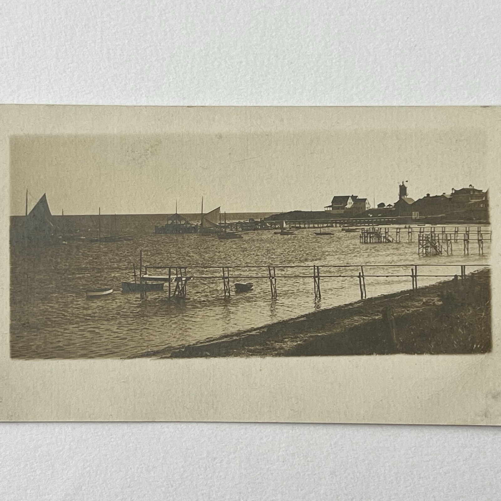 Antique RPPC Photograph Postcard Private Mailing Card Hyannis Post MA