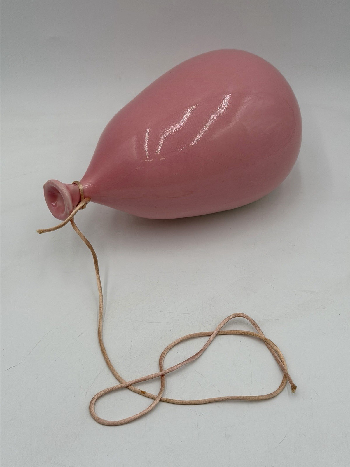 Vintage Dyer Ceramic Balloon Pink Wall Art Pop Art Mid Century Wall Decor