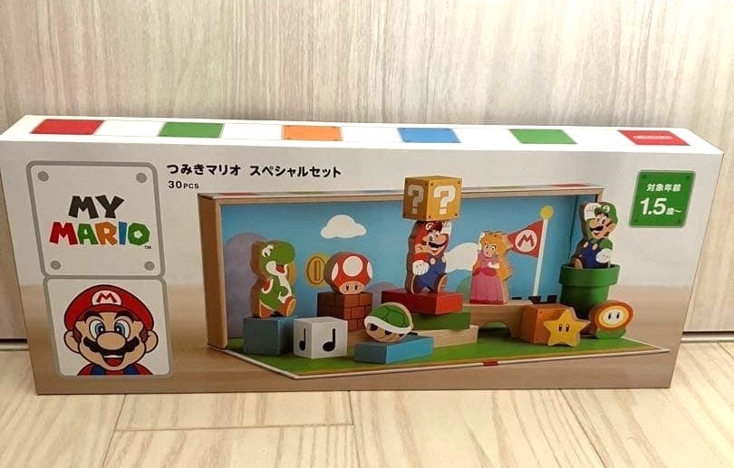 Nintendo My Mario Wooden Block Special Set 30pcs Store Exclusive Nintendo My Mario Wooden Block Special Set 30pcs Store Exclusive