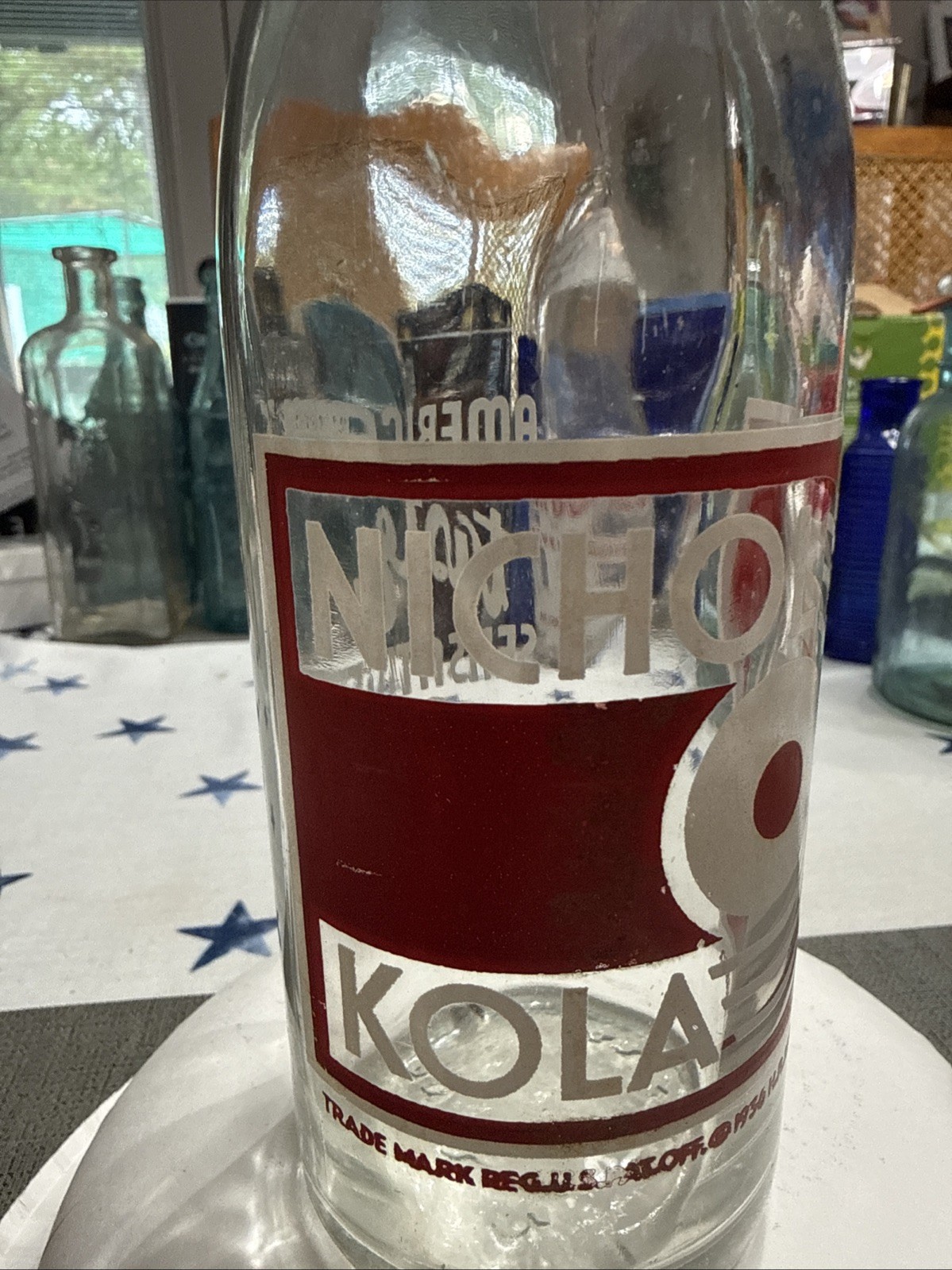Nichol Kola 12 Oz Glass Bottle Americas Taste Sensation ACL Vintage Soda Pop Nichol Kola 12 Oz Glass Bottle Americas Taste Sensation ACL Vintage Soda Pop