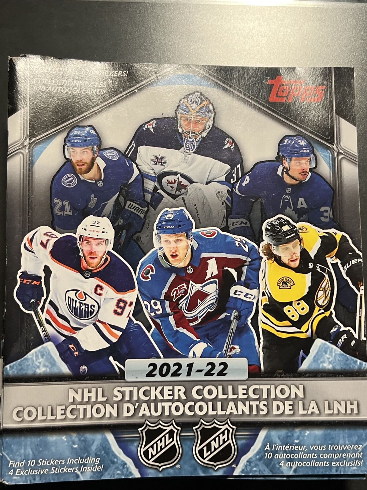 Topps 2021-22 NHL Sticker Collection Album