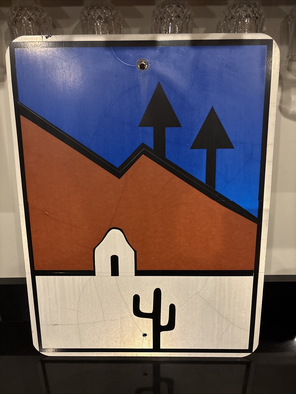 Vintage Arizona Scenic Road Marker Apache Trail Coronado Metal Sign 24x18 Vintage Arizona Scenic Road Marker Apache Trail Coronado Metal Sign 24x18