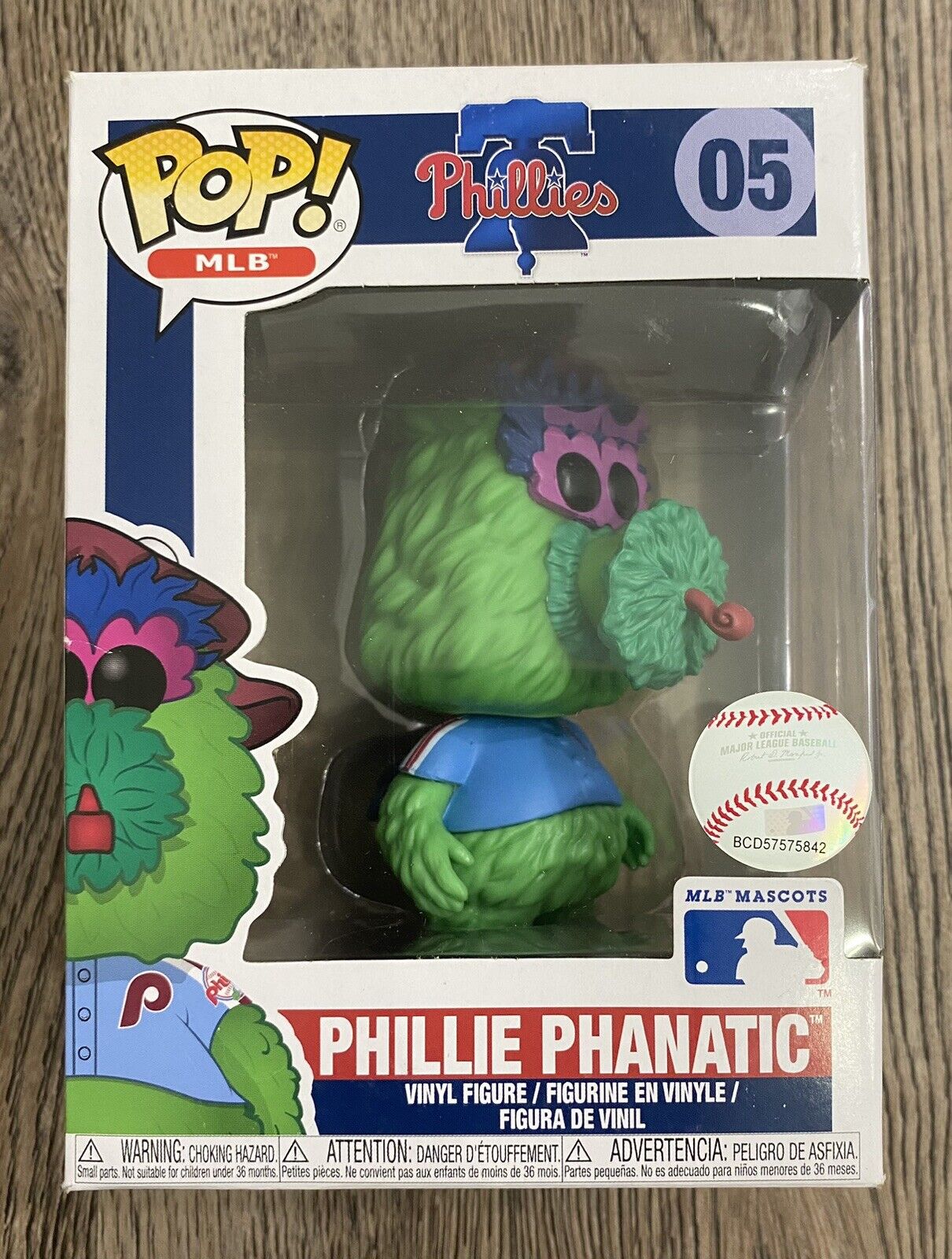 Funko Pop MLB Philadelphia Phillies: Phillie Phanatic #05 Mascot Blue Uniform