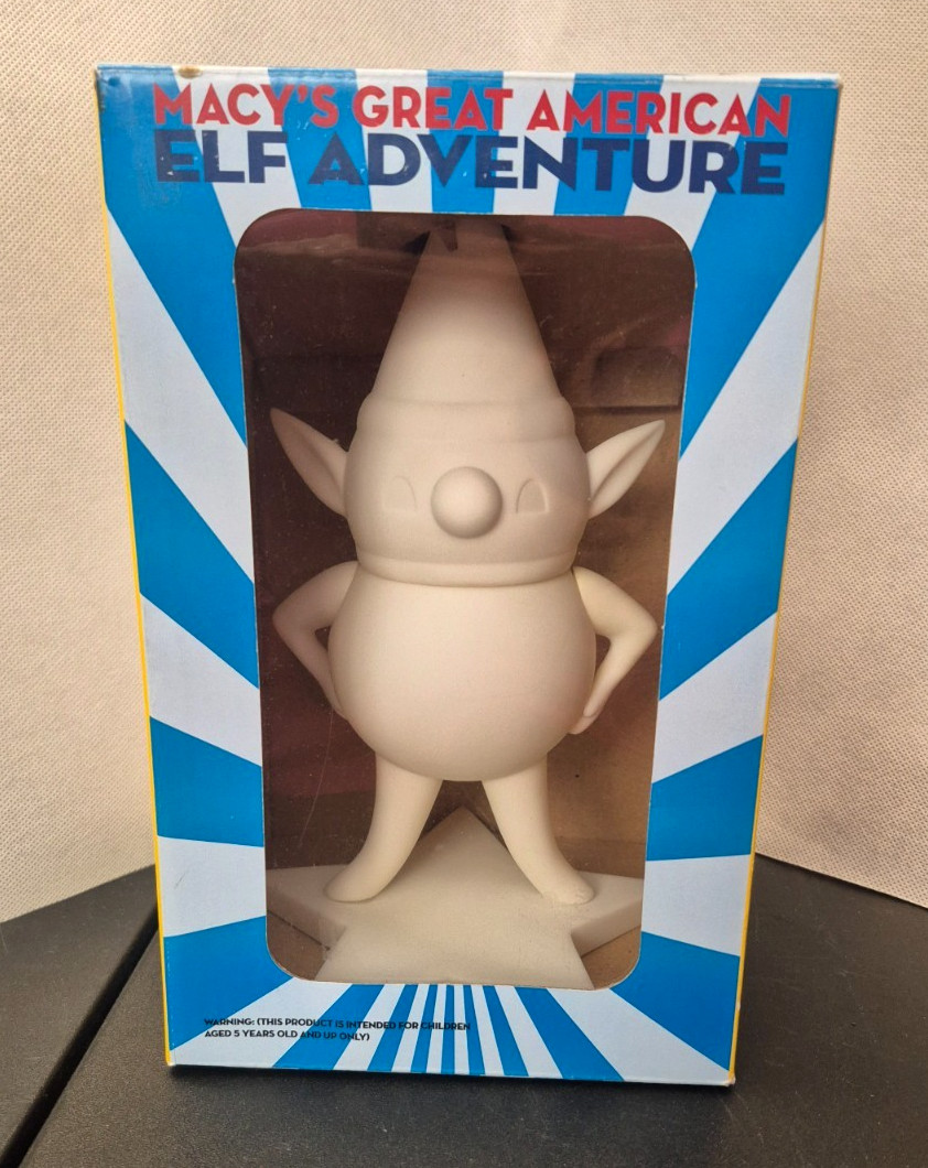 Rare 2011 Macy's Great American ELF Adventure DIY Figurine-New In Box Rare 2011 Macy's Great American ELF Adventure DIY Figurine-New In Box