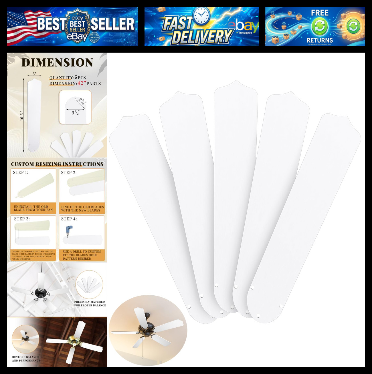 Lineshading 5 Pack 16 1/2
