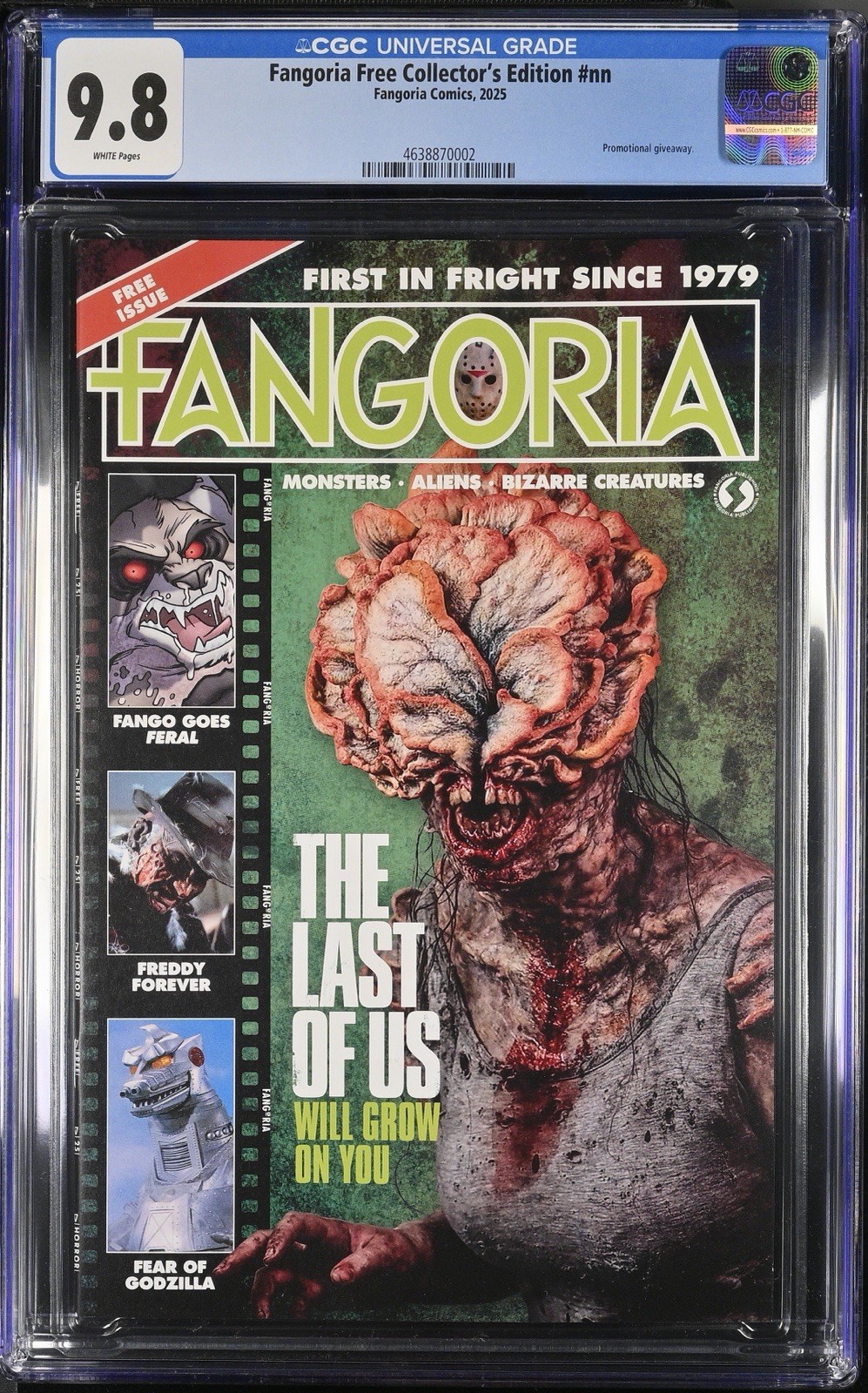 Free Comic Book Day 2025: Fangoria CGC 9.8 Free Comic Book Day 2025: Fangoria CGC 9.8