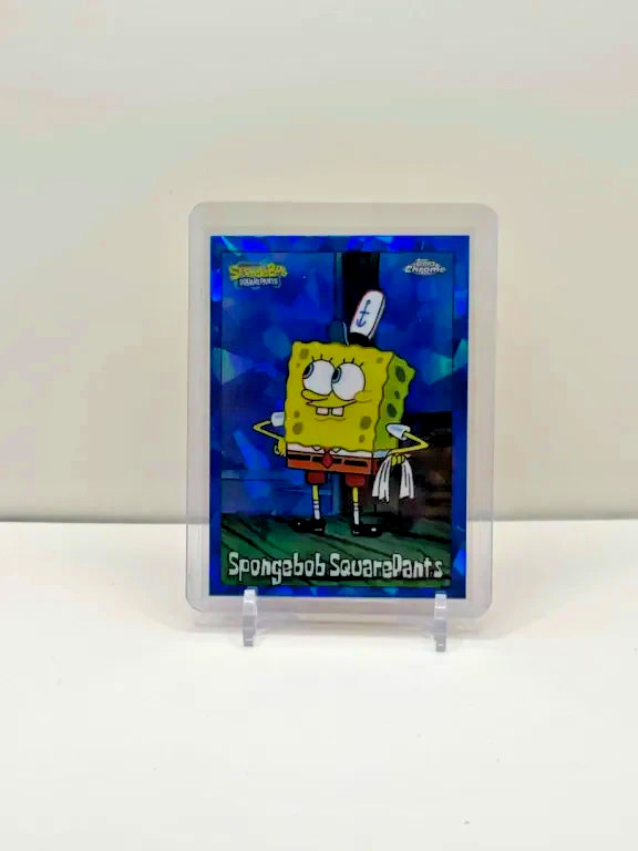2025 Topps Chrome Sapphire SpongeBob SquarePants #25 A89 2025 Topps Chrome Sapphire SpongeBob SquarePants #25 A89
