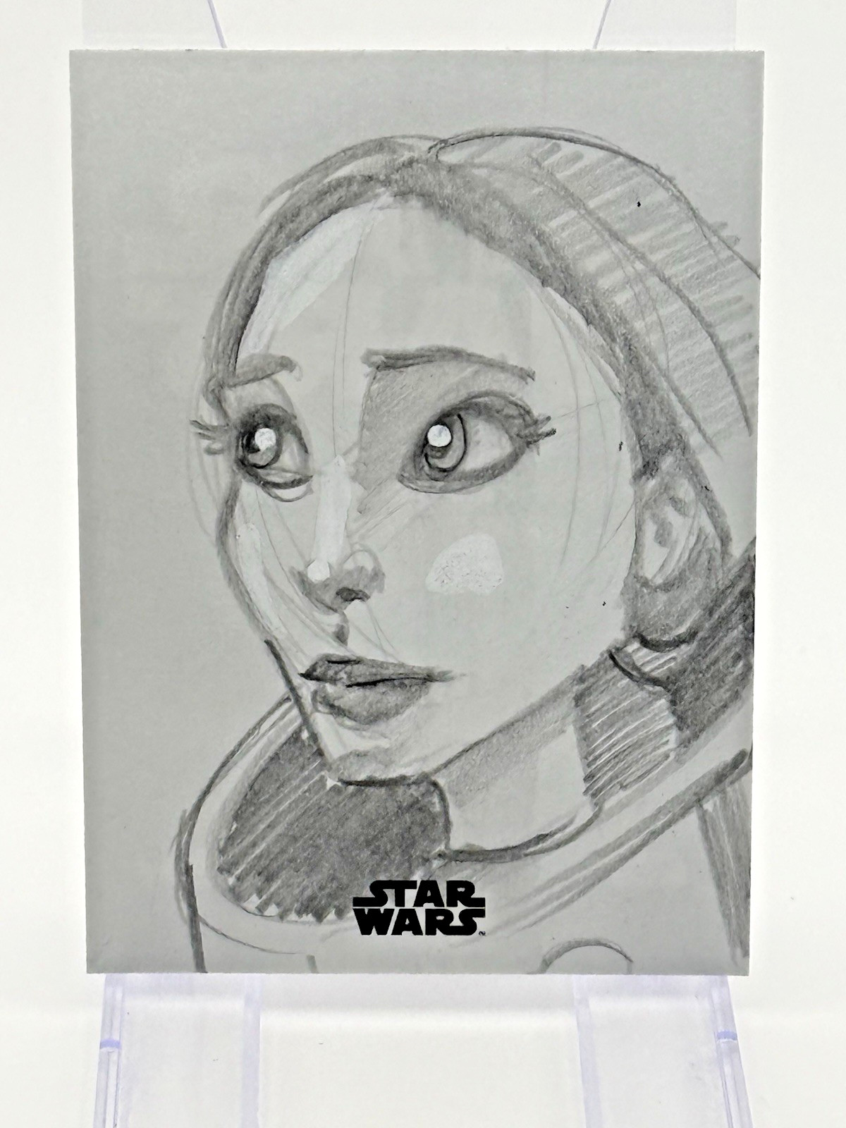 2024 Topps Star Wars Galaxy PADME AMIDALA CLONE WARS SKETCH Jessica Hickman 1/1 2024 Topps Star Wars Galaxy PADME AMIDALA CLONE WARS SKETCH Jessica Hickman 1/1