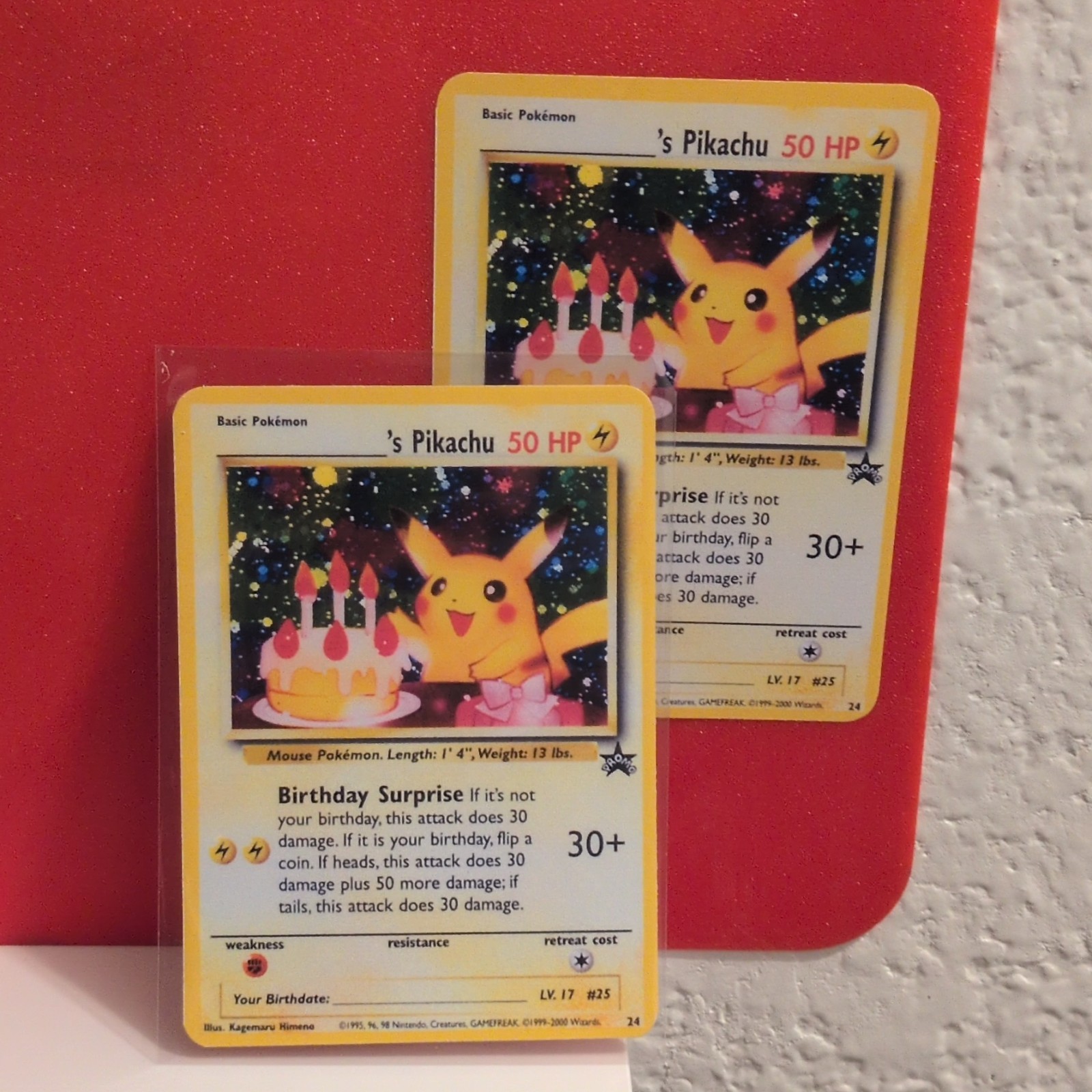 Birthday Cake ______’s Pikachu Fan Art Sticker NON-HOLO Matte Finish Birthday Cake ______’s Pikachu Fan Art Sticker NON-HOLO Matte Finish
