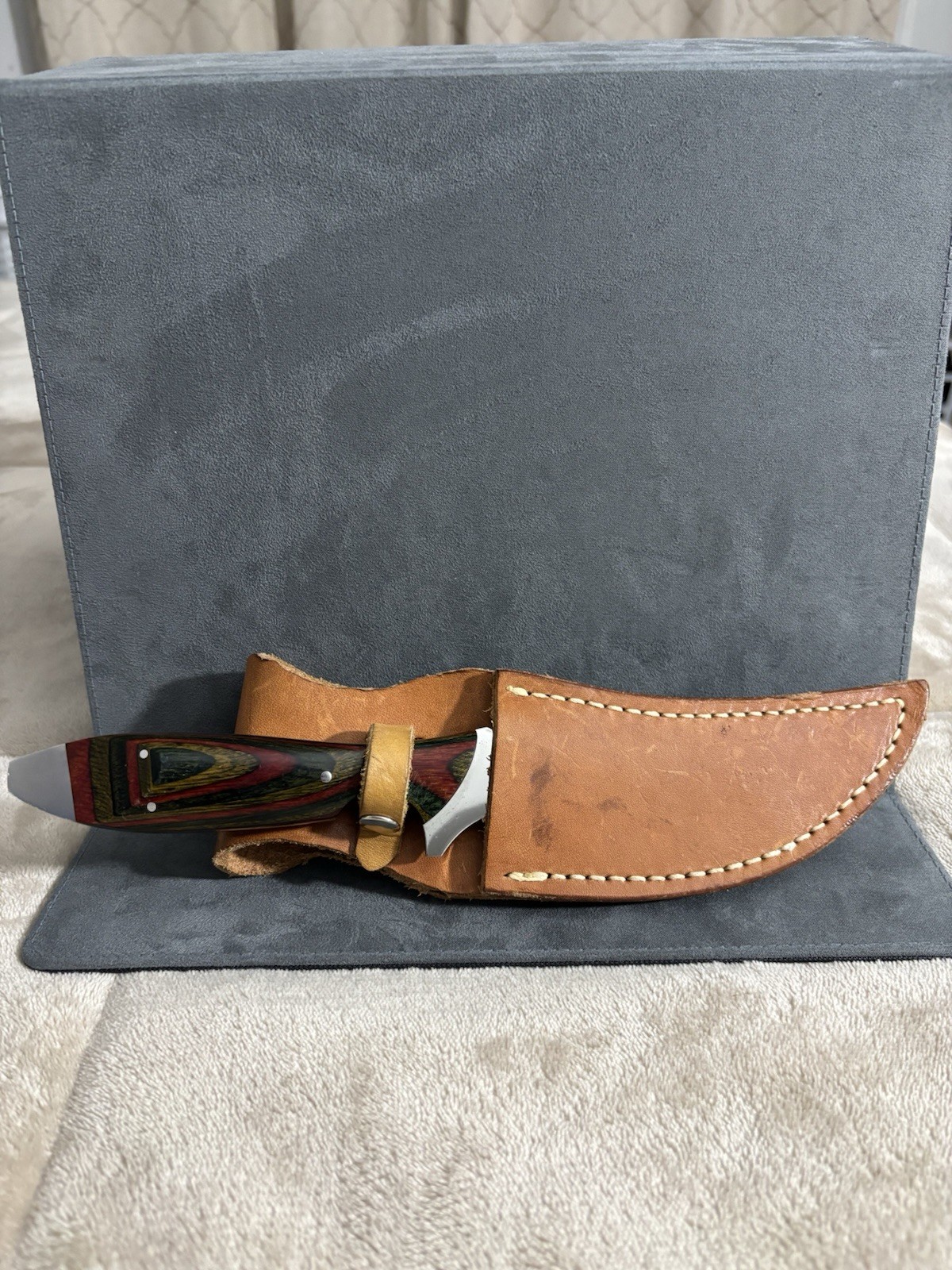 Vintage Tom Barminski Custom Fixed Blade Knife - Loveland, CO - Handmade Vintage Tom Barminski Custom Fixed Blade Knife - Loveland, CO - Handmade