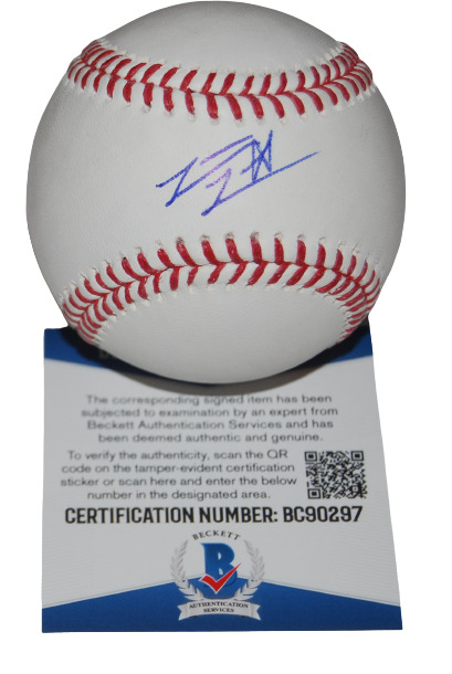 LUKE LITTLE signed (=CHICAGO CUBS) autographed OML baseball BECKETT BAS BC90297