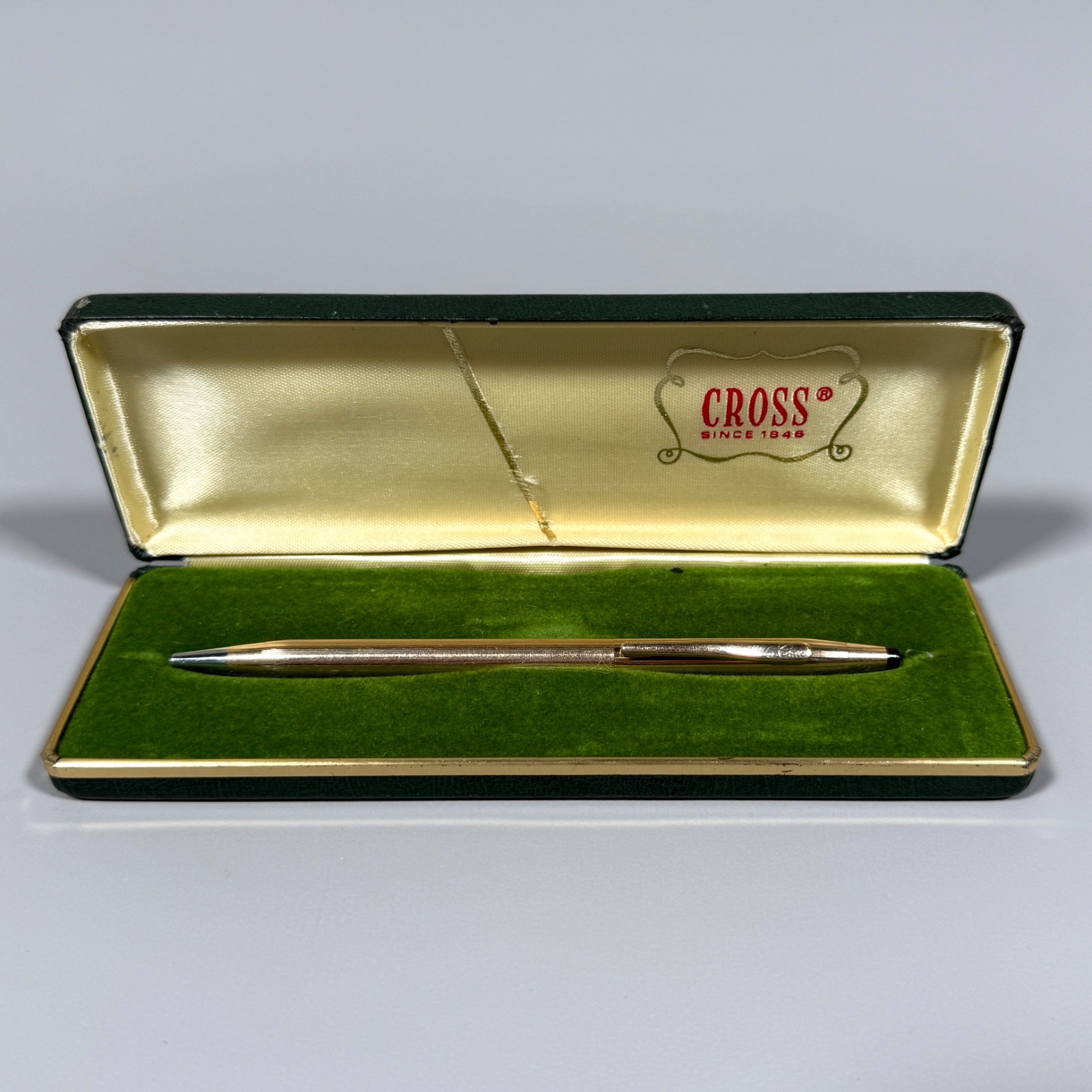 Vintage Cross Classic Century 14K Gold Filled Ballpoint Pen with Case Vintage Cross Classic Century 14K Gold Filled Ballpoint Pen with Case