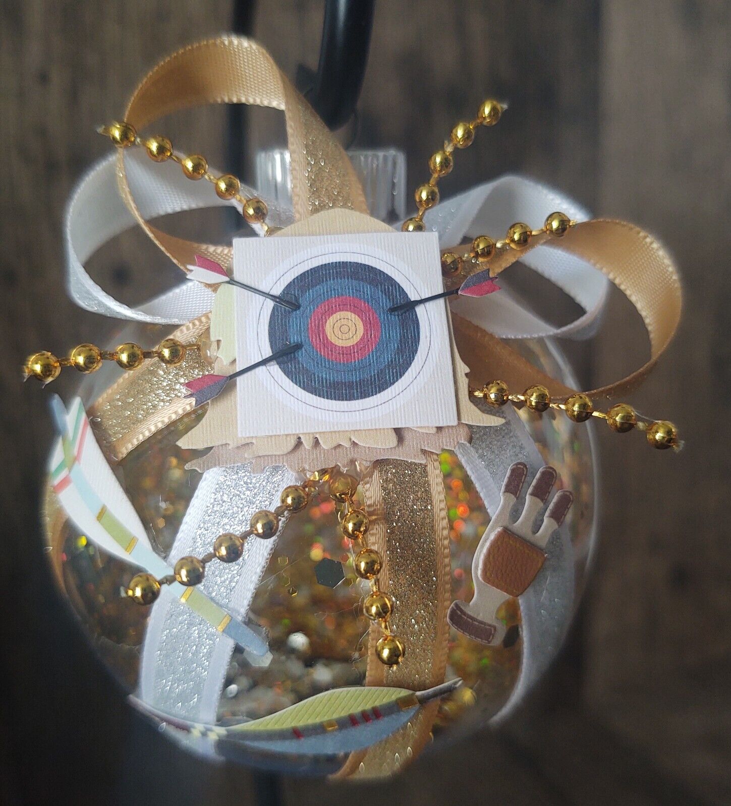 Archery Christmas Ornament - Target - Arrows - Bullseye