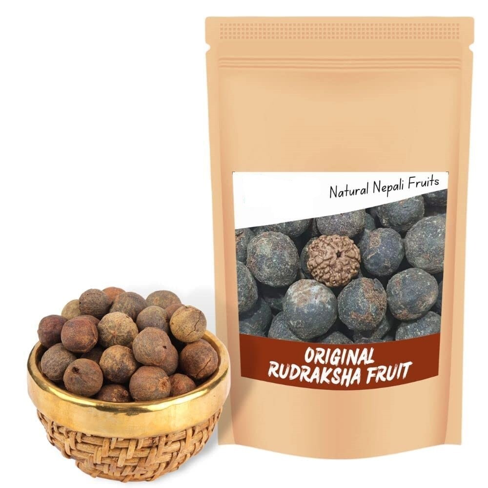 108 Beads Natural Rudraksha Fruit Nepali Original Rudraksh Beads with Shell 108 Beads Natural Rudraksha Fruit Nepali Original Rudraksh Beads with Shell