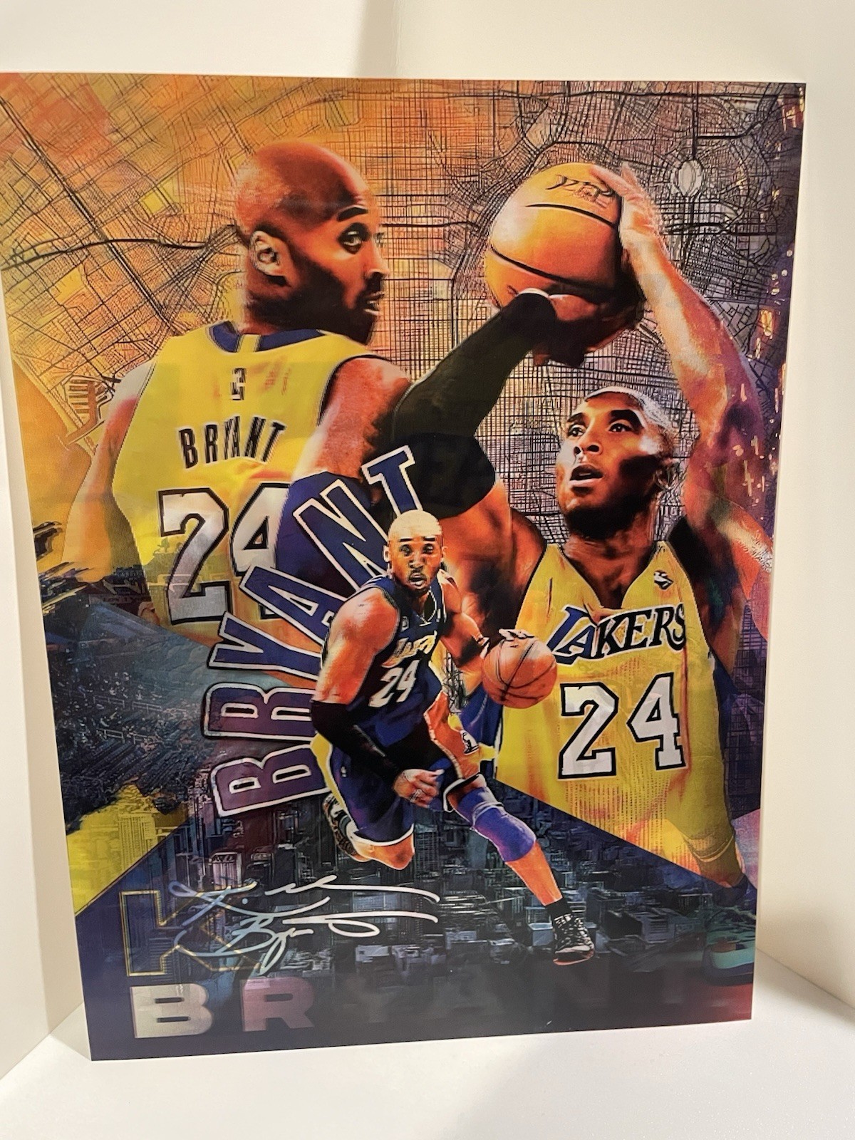 Kobe Bryant 3D Holographic Lenticular Poster Kobe Bryant 3D Holographic Lenticular Poster
