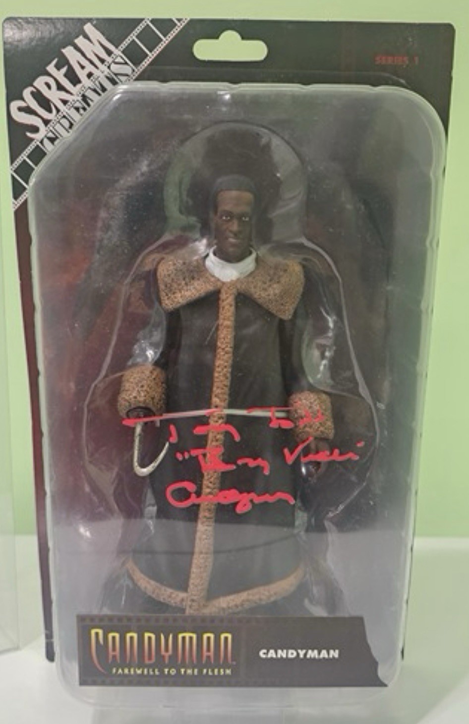 Scream greats Candyman Figure Singed By Tony Todd With Beckett Scream greats Candyman Figure Singed By Tony Todd With Beckett