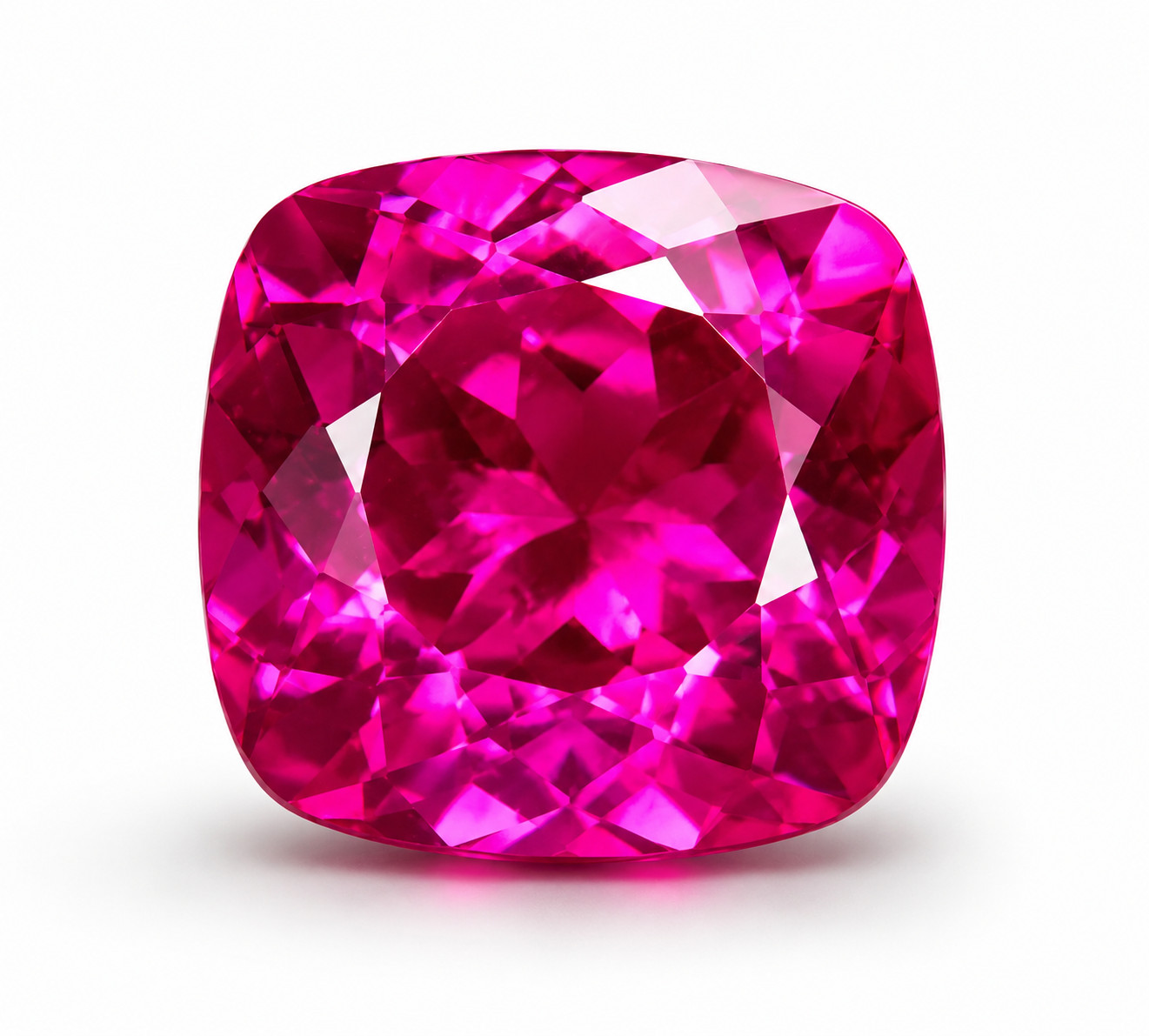 11.26 Ct Natural Ceylon Pink Sapphire Cushion Cut GGI Certified Loose Gemstone 11.26 Ct Natural Ceylon Pink Sapphire Cushion Cut GGI Certified Loose Gemstone