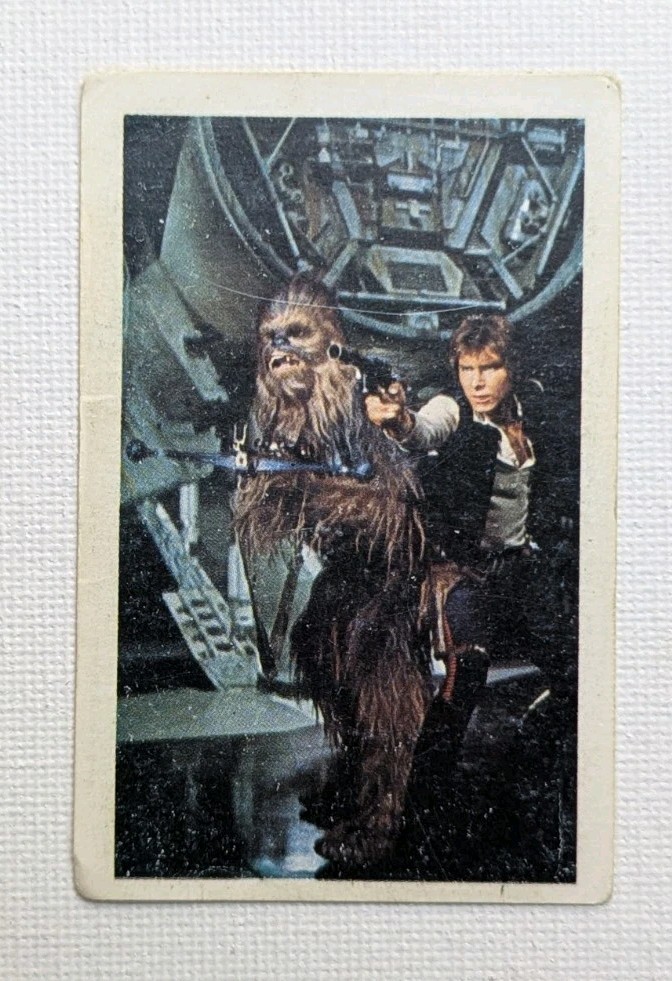 1977 Pacosa Dos La Guerra de las Galaxias Star Wars Chewbacca Han Solo #82 1977 Pacosa Dos La Guerra de las Galaxias Star Wars Chewbacca Han Solo #82