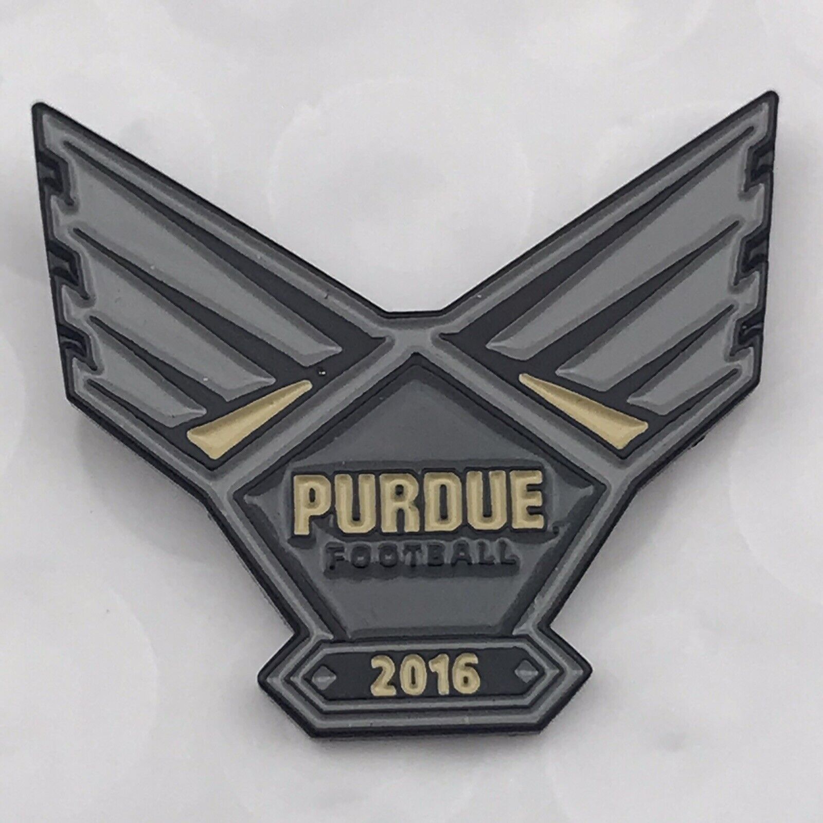 Purdue Pin Football 2016 Enamel Metal NCAA