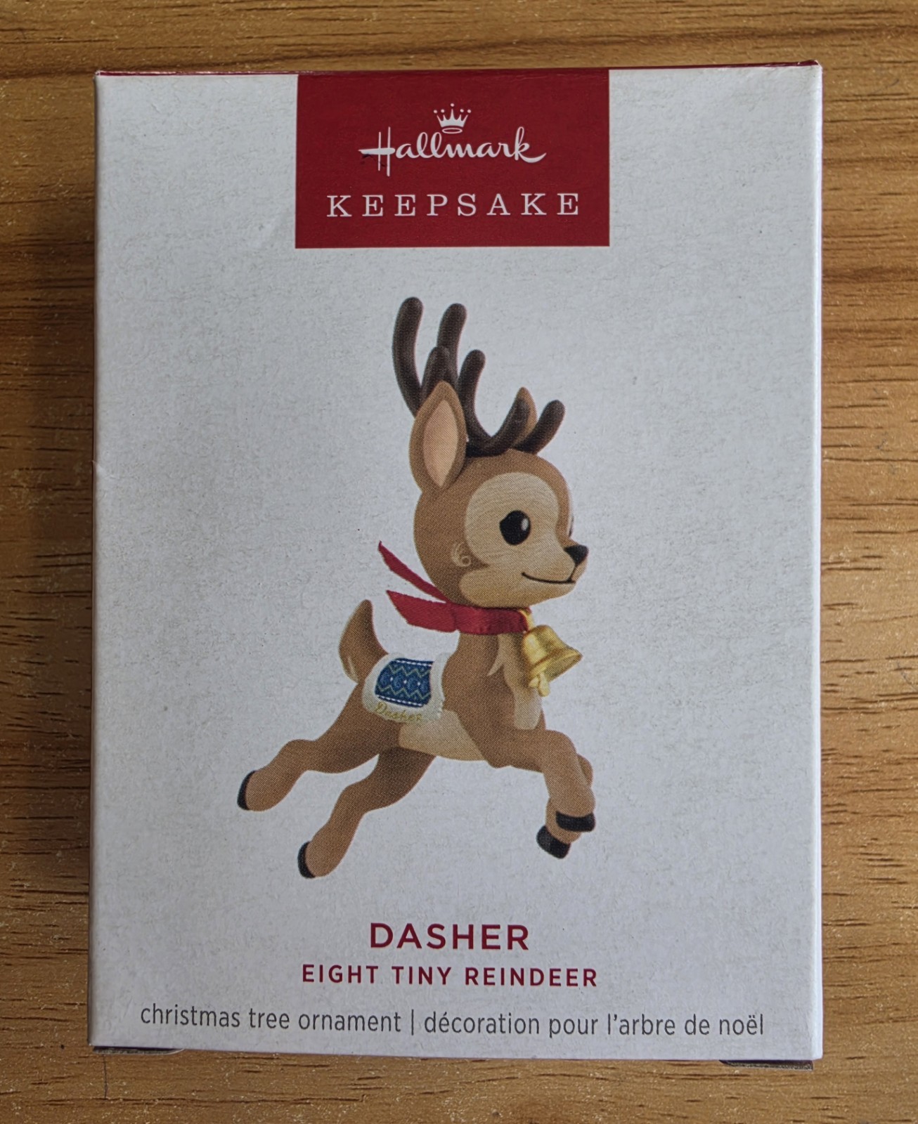Hallmark Keepsake 2025 Dasher Eight Tiny Reindeer Ornament #1 in Series--New Hallmark Keepsake 2025 Dasher Eight Tiny Reindeer Ornament #1 in Series--New